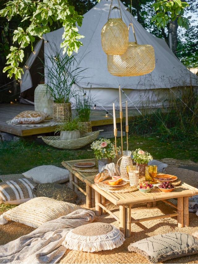 Happy Glamping mit Bloomingville aus Dänemark