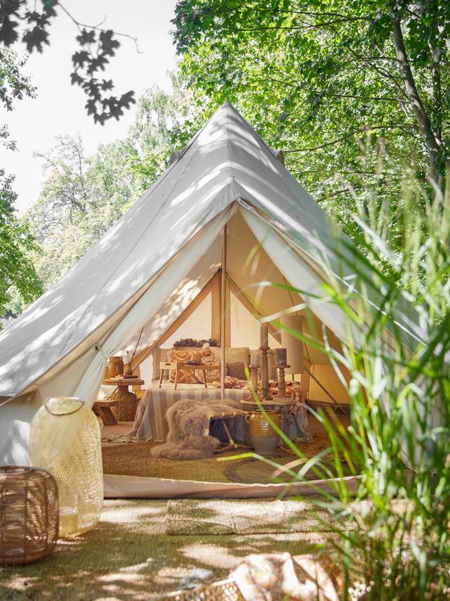 Happy Glamping mit Bloomingville aus Dänemark