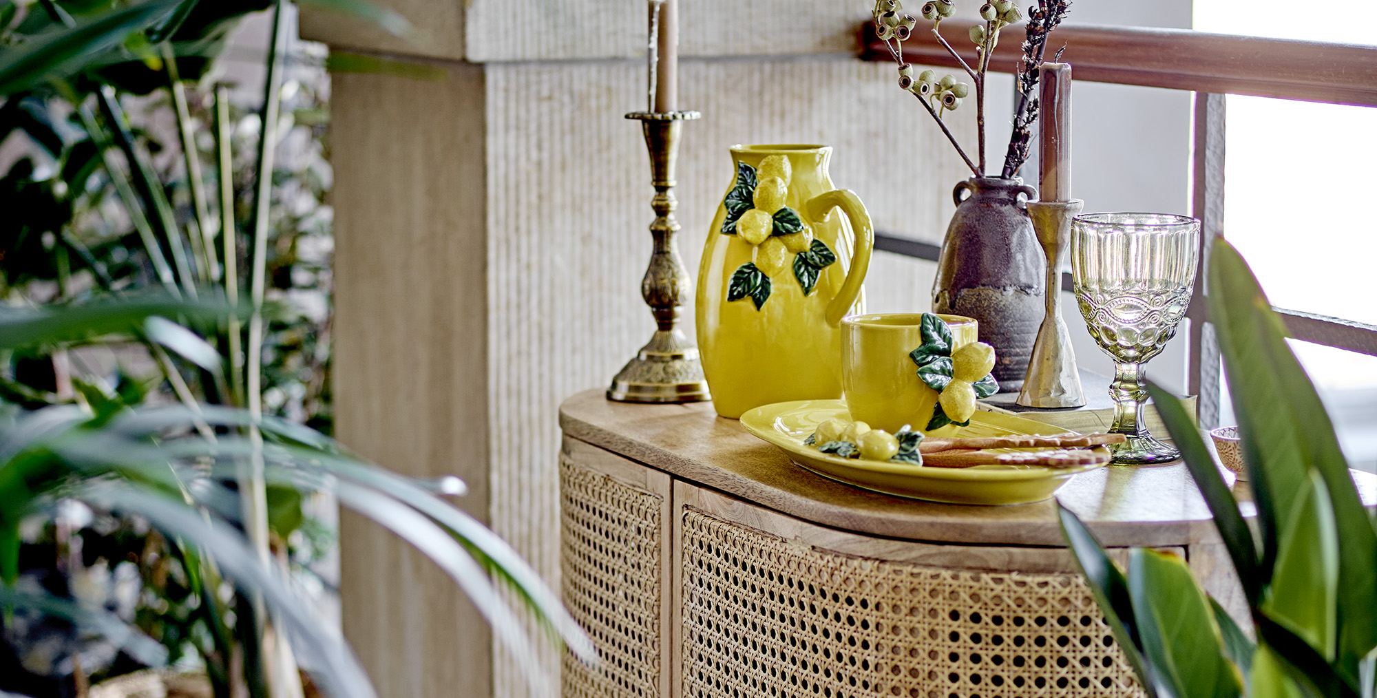 Bloomingville Geschirr Serie Limone