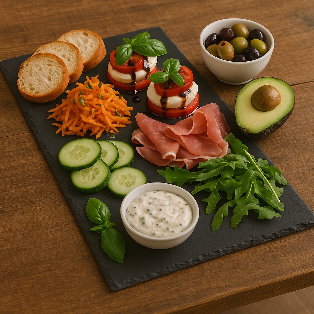 Servieren und Anrichten mit Schiefer: Stonka von Boltze