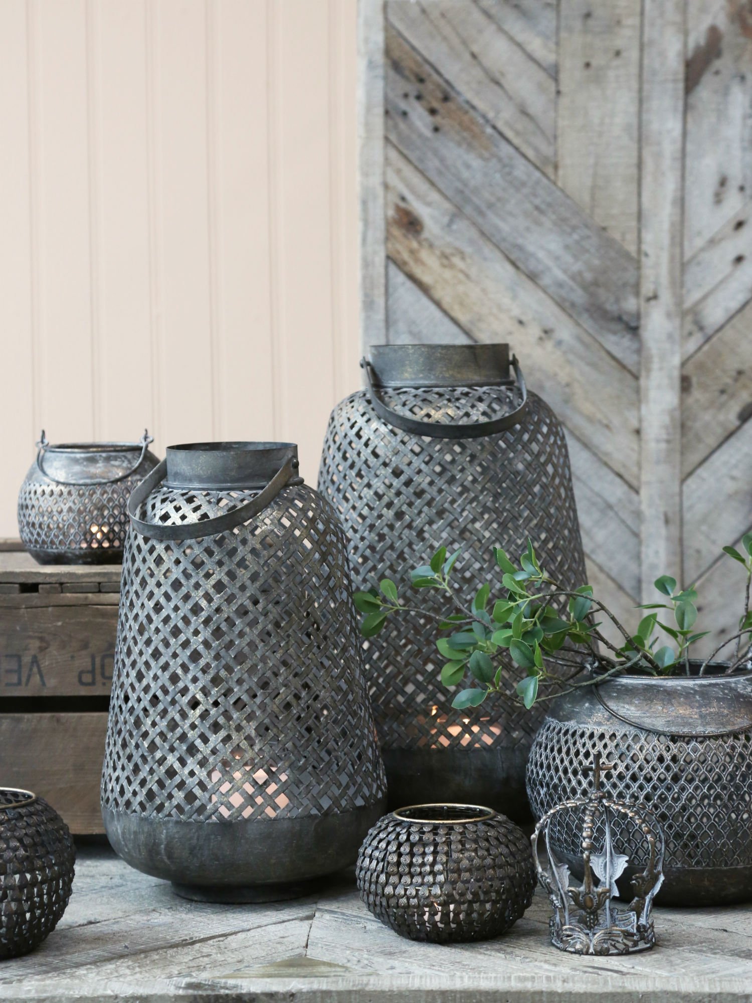 Chic Antique Laternen für Garten und Outdoor