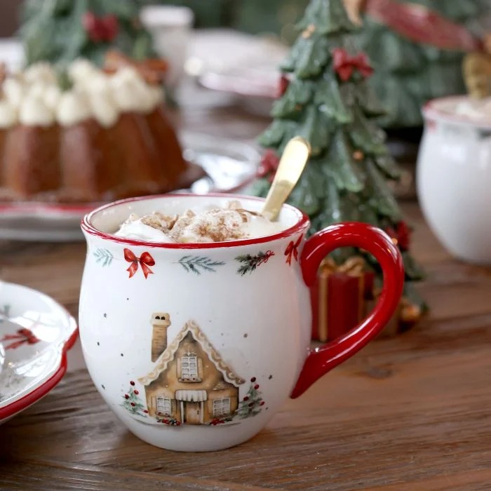 Chalet de Noël Weihnachtsgeschirr von Chic Antique