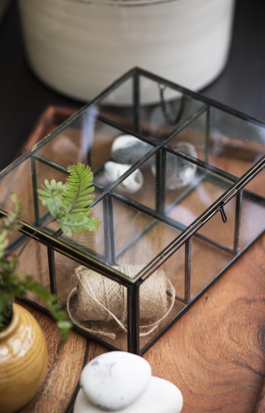 Glasboxen und Glaskisten