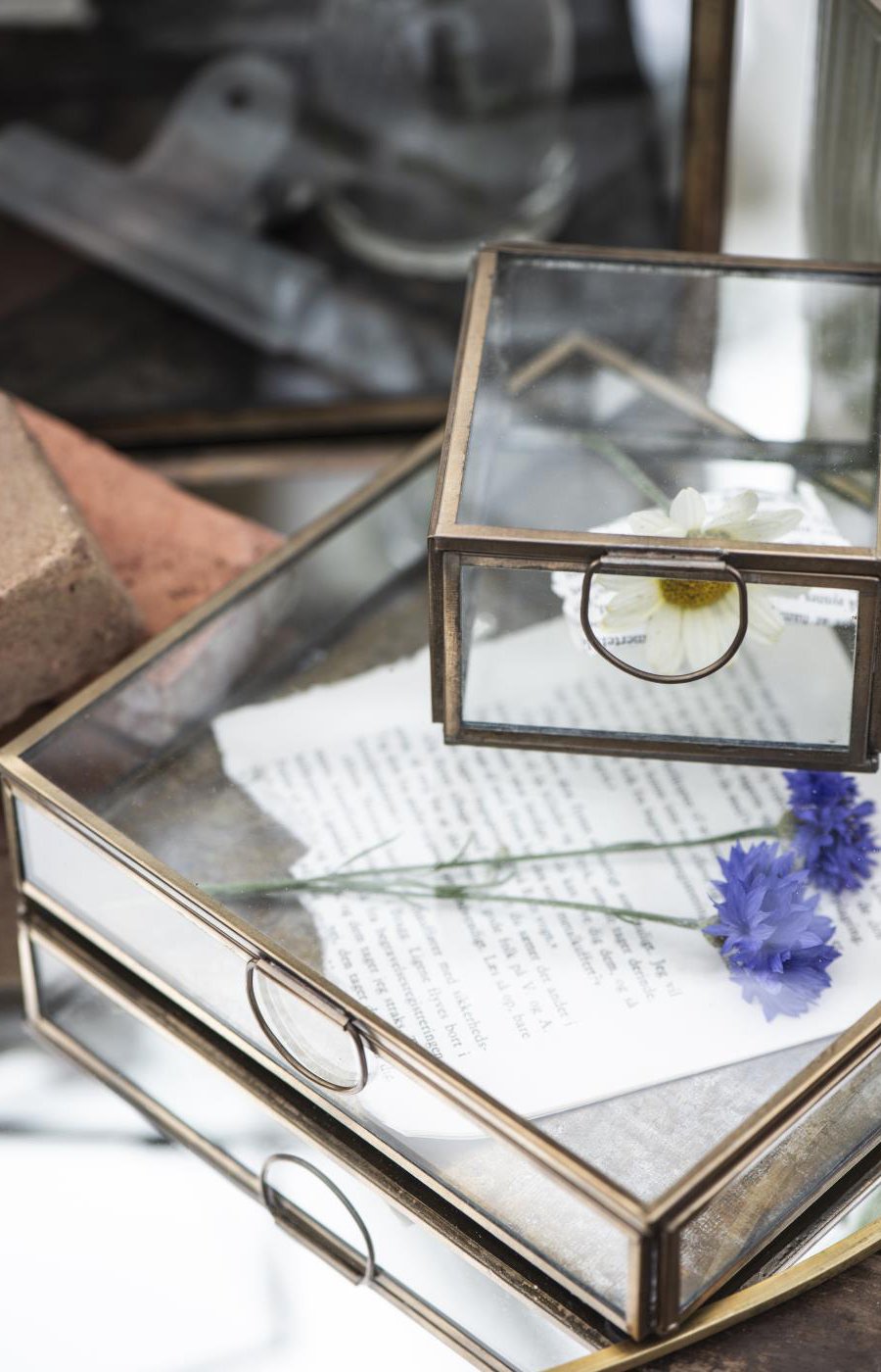 Glasboxen und Glaskisten
