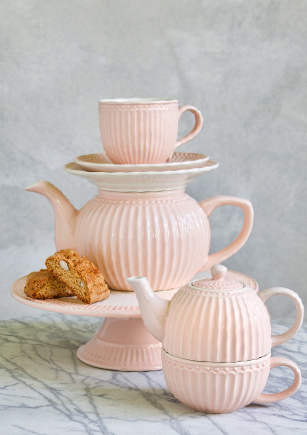 GREENGATE Alice Pale Pink Geschirr und Textilien