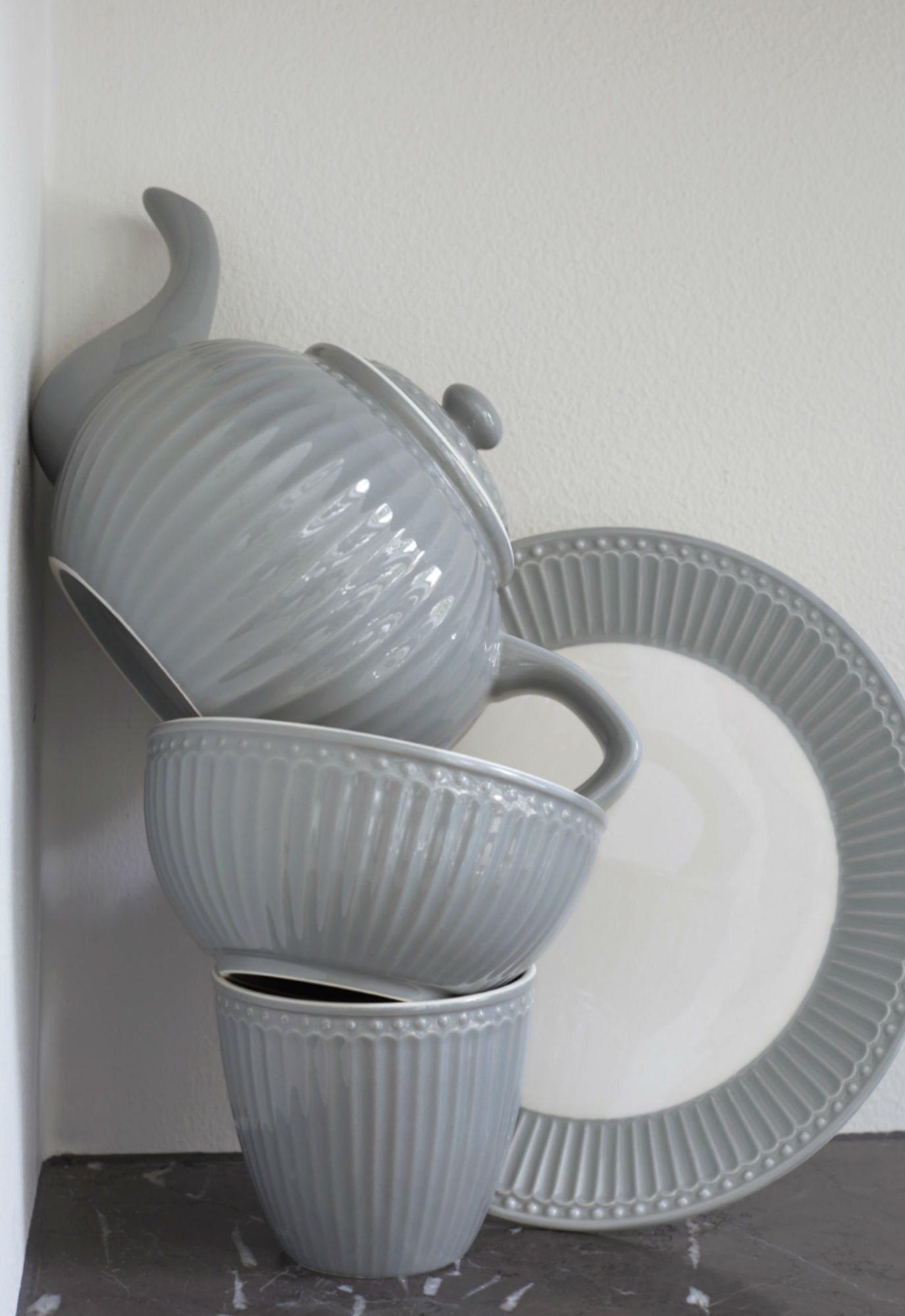 GREENGATE Alice Everyday Stone Grey Geschirr