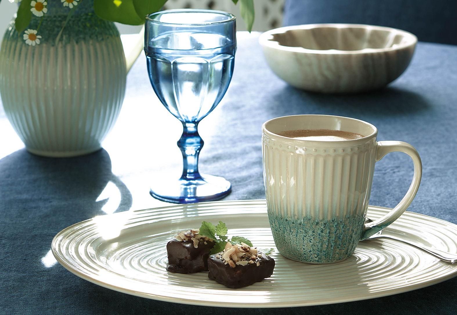 Greengate Alice Everyday Geschirr in Ripple Blue