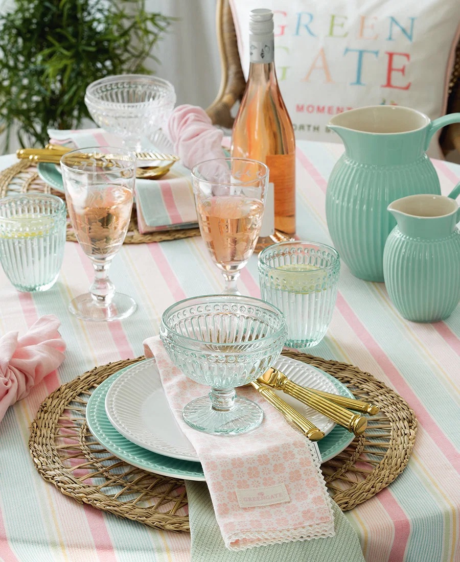 GREENGATE Alice Cool Mint Steingut Geschirr