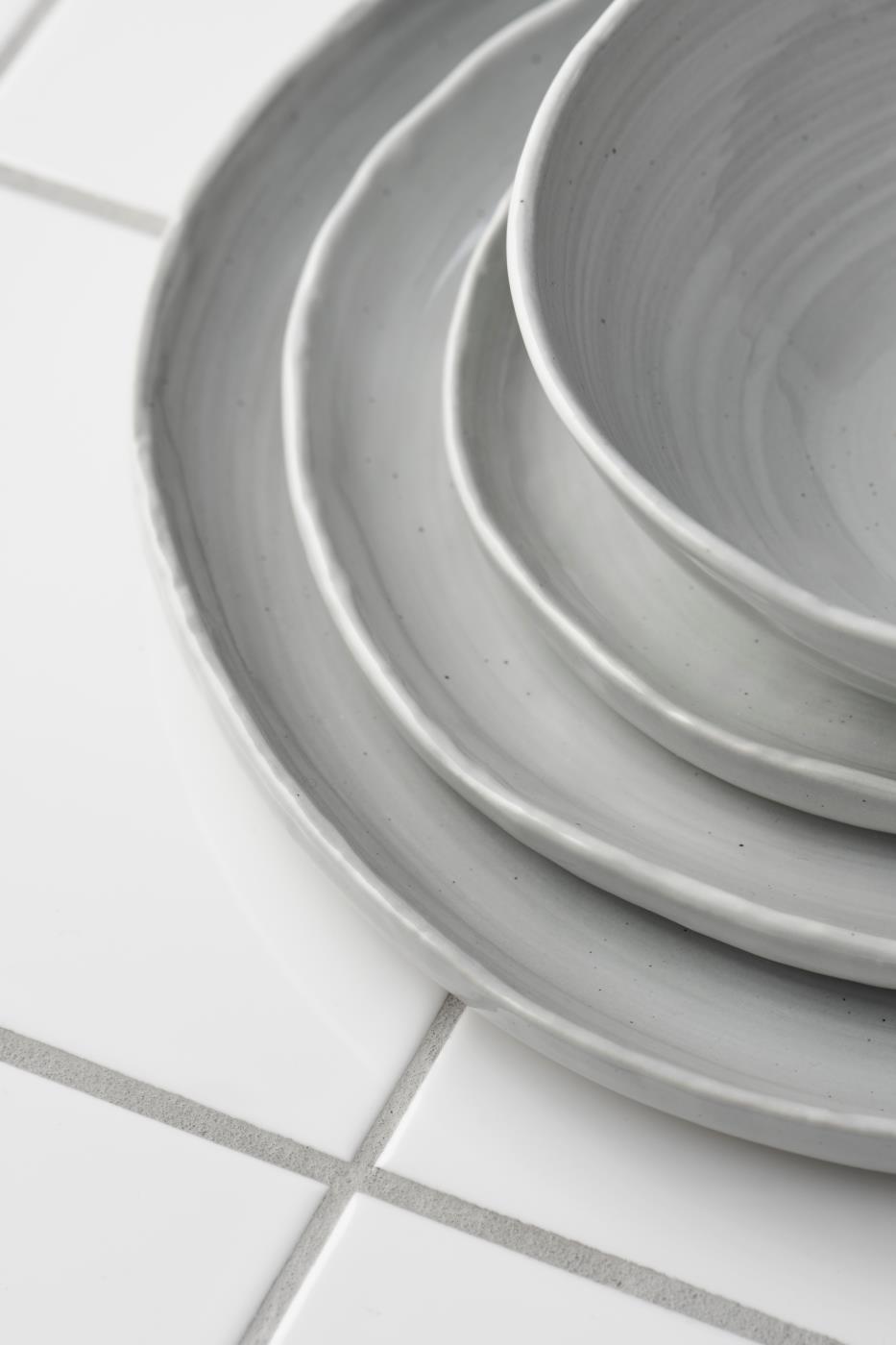 IB Laursen Grey Waves Geschirr