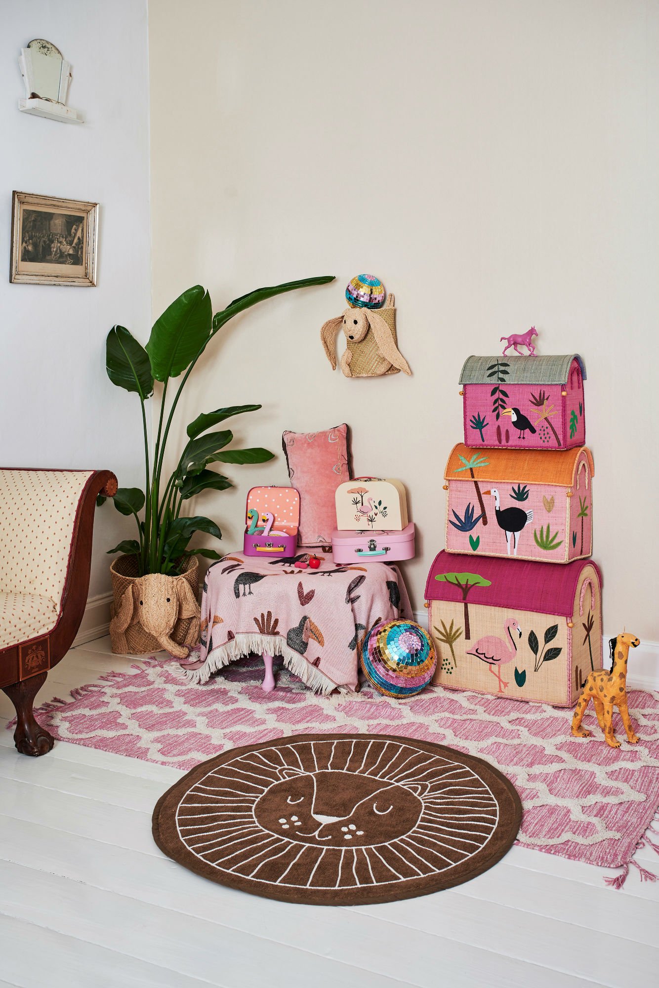 RICE Kindergeschirr Jungle Animals