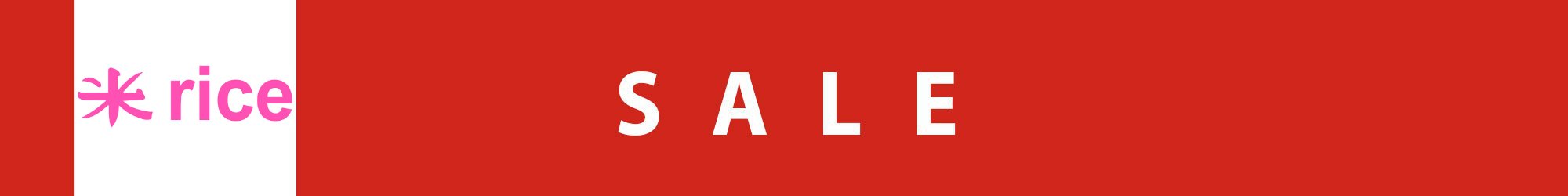 % RICE SALE &