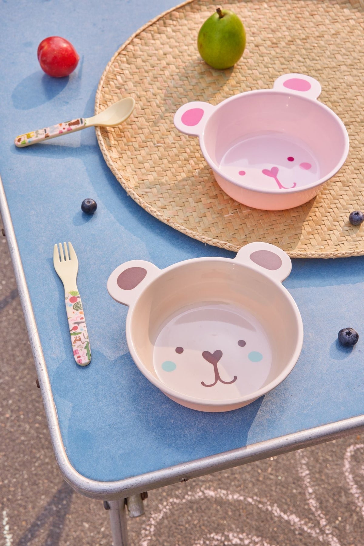 rice Kindergeschirr aus Melamin Wildlife Print