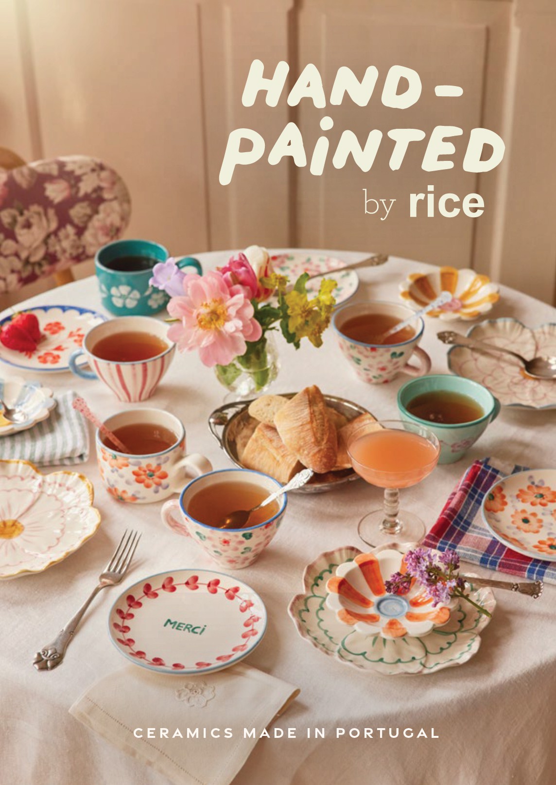 rice Keramik, handgemalt in Portugal
