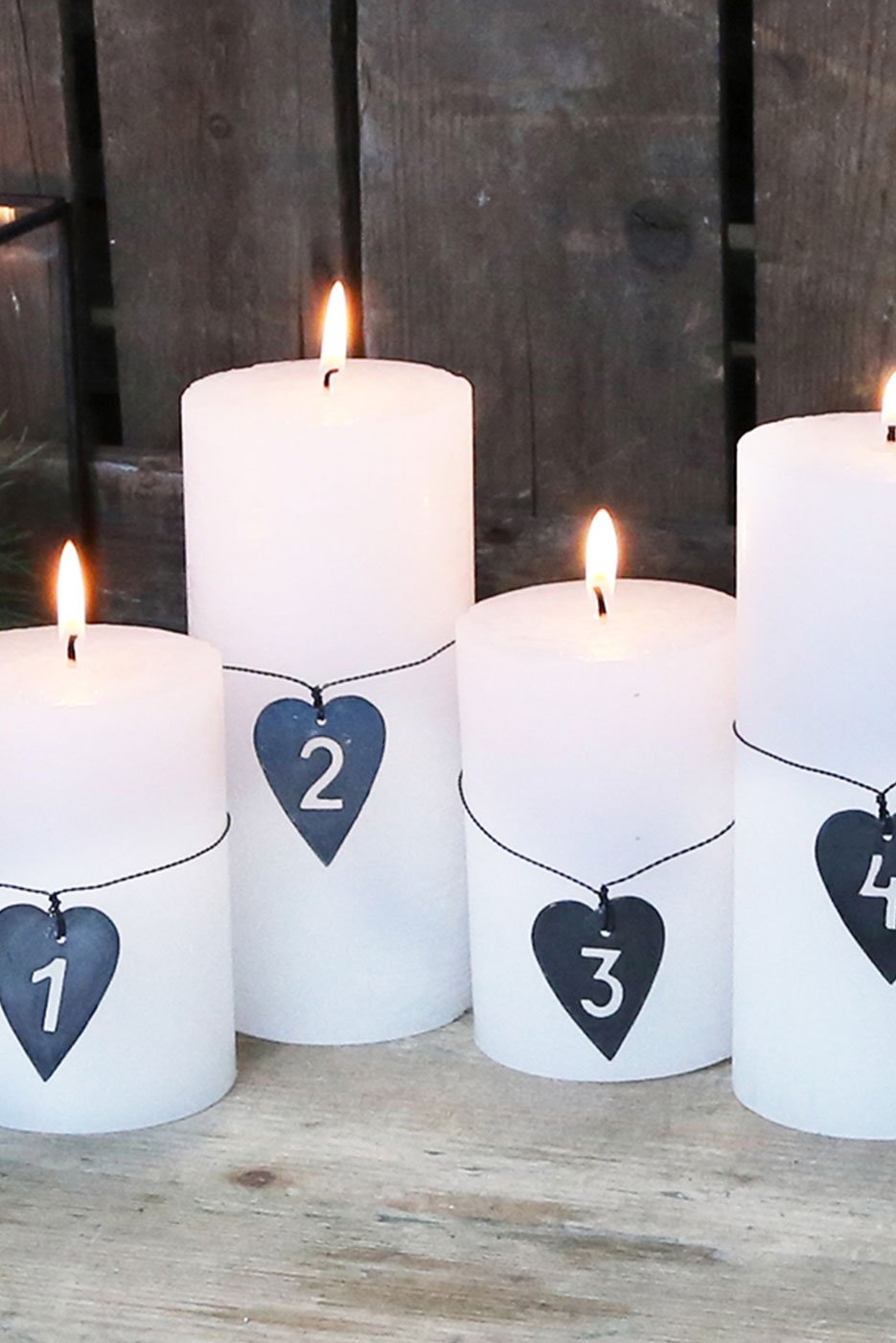 Adventskränze, Advent Deko skandinavisch
