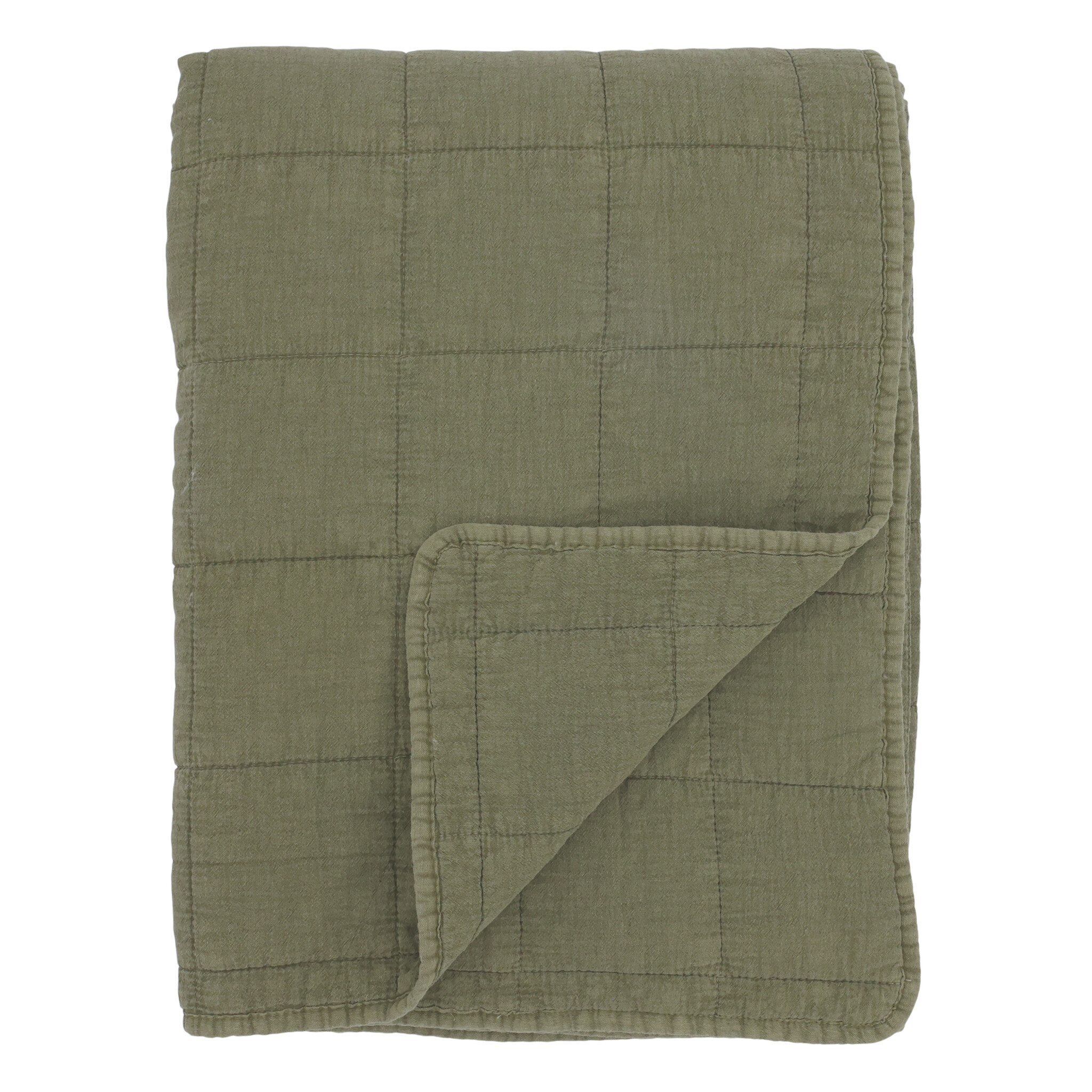 Aix Vintage Quilt, oliv 