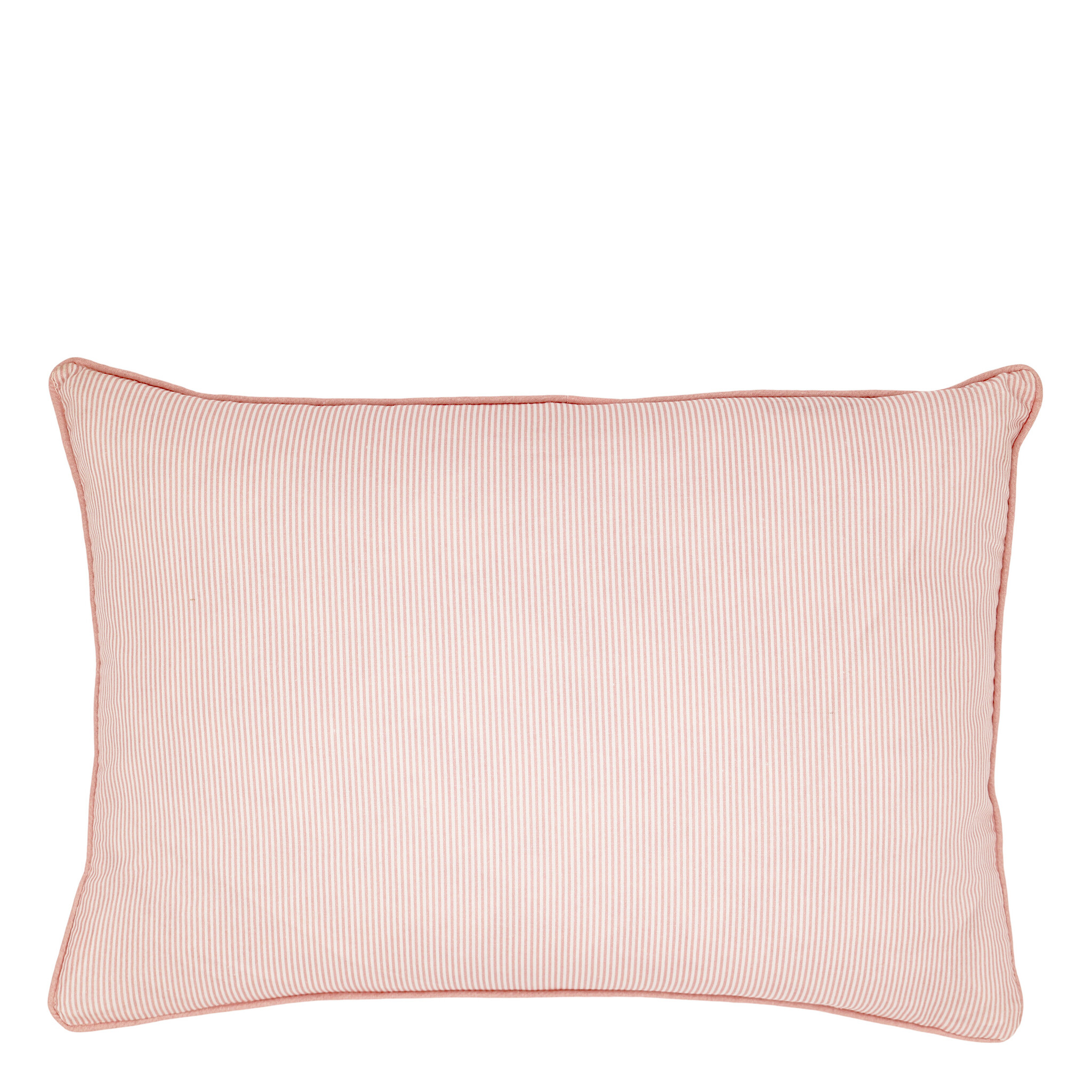 Kissenbezug Aix mit Vintage Streifenmuster, 50x35 cm, rosa 