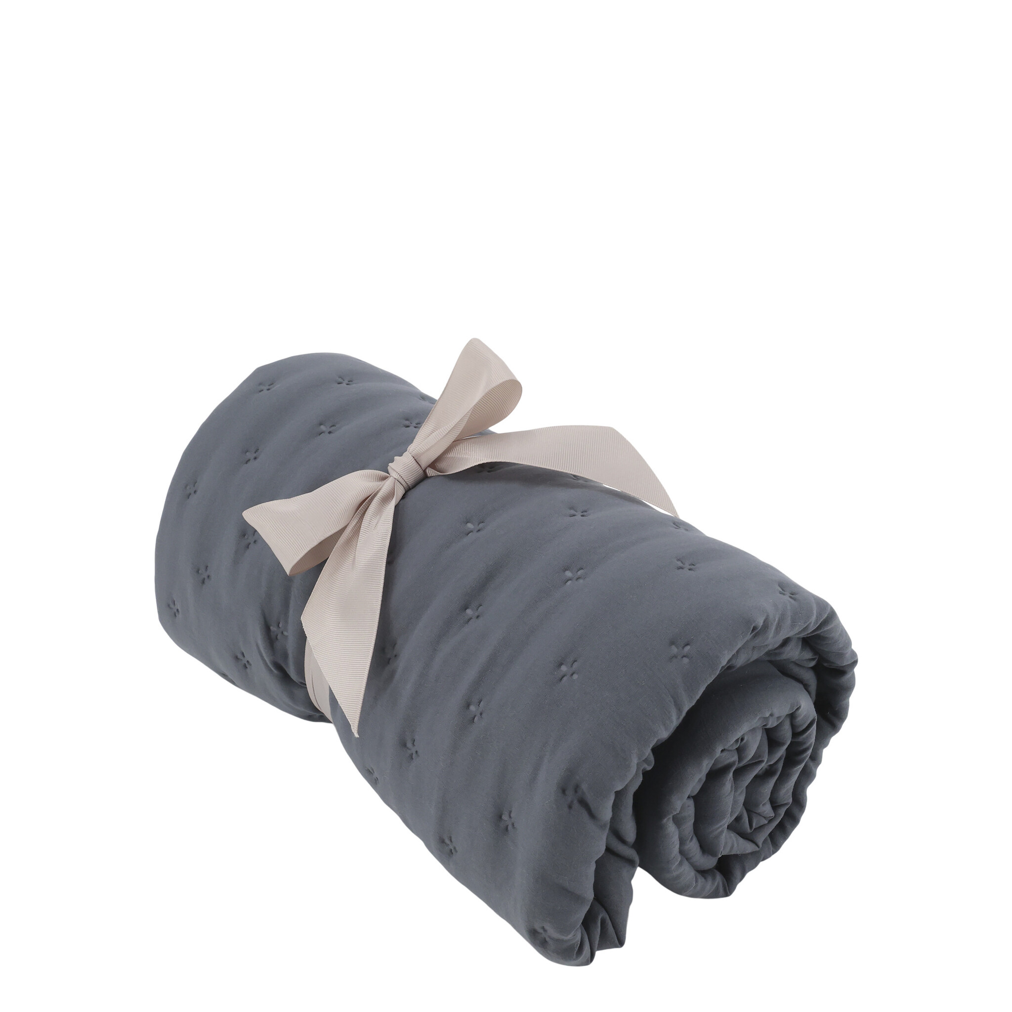 Aix Soft Quilt - Kuscheldecke im Vintage Landhausstil, midnight 