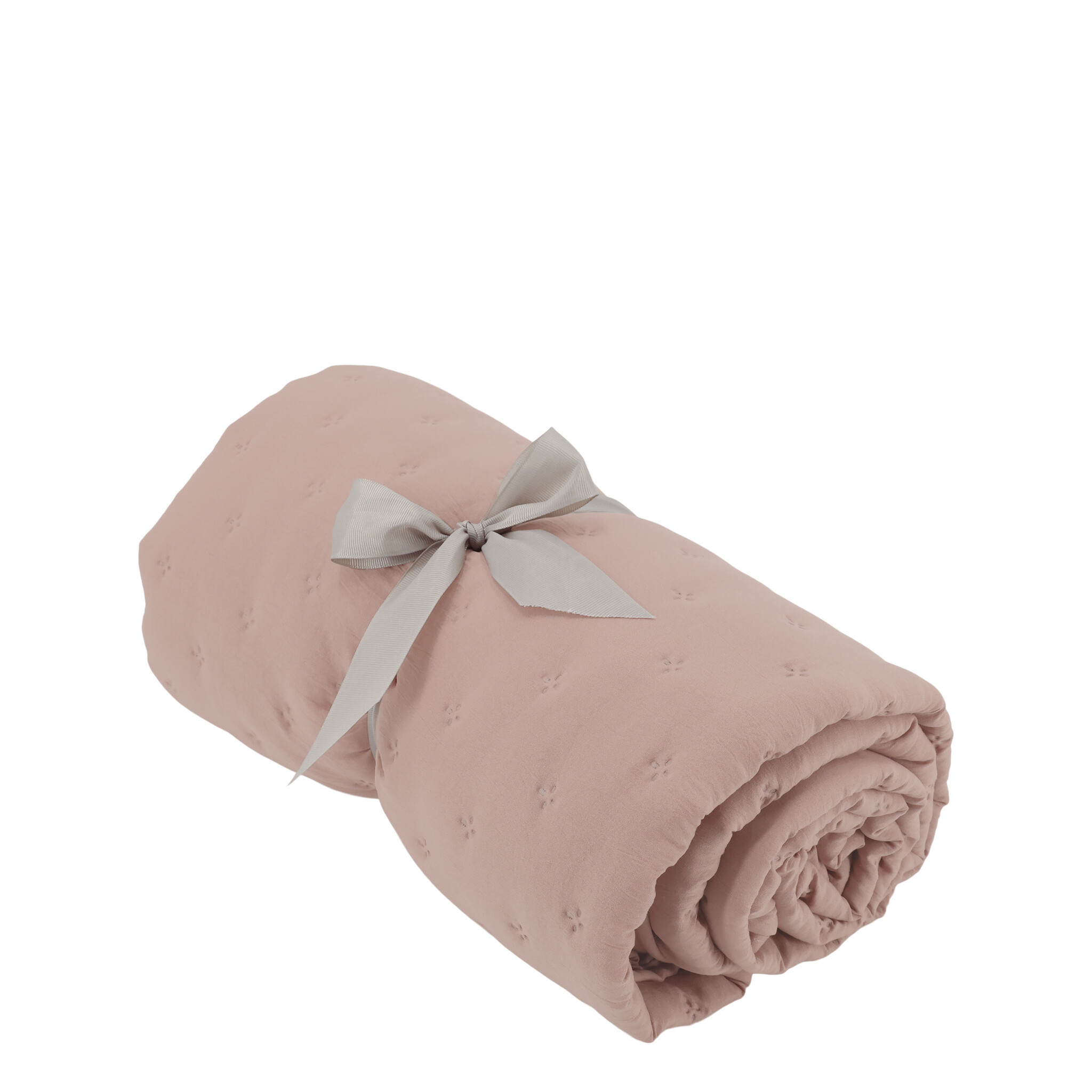 Aix Soft Quilt - Kuscheldecke im Vintage Landhausstil, old rose 