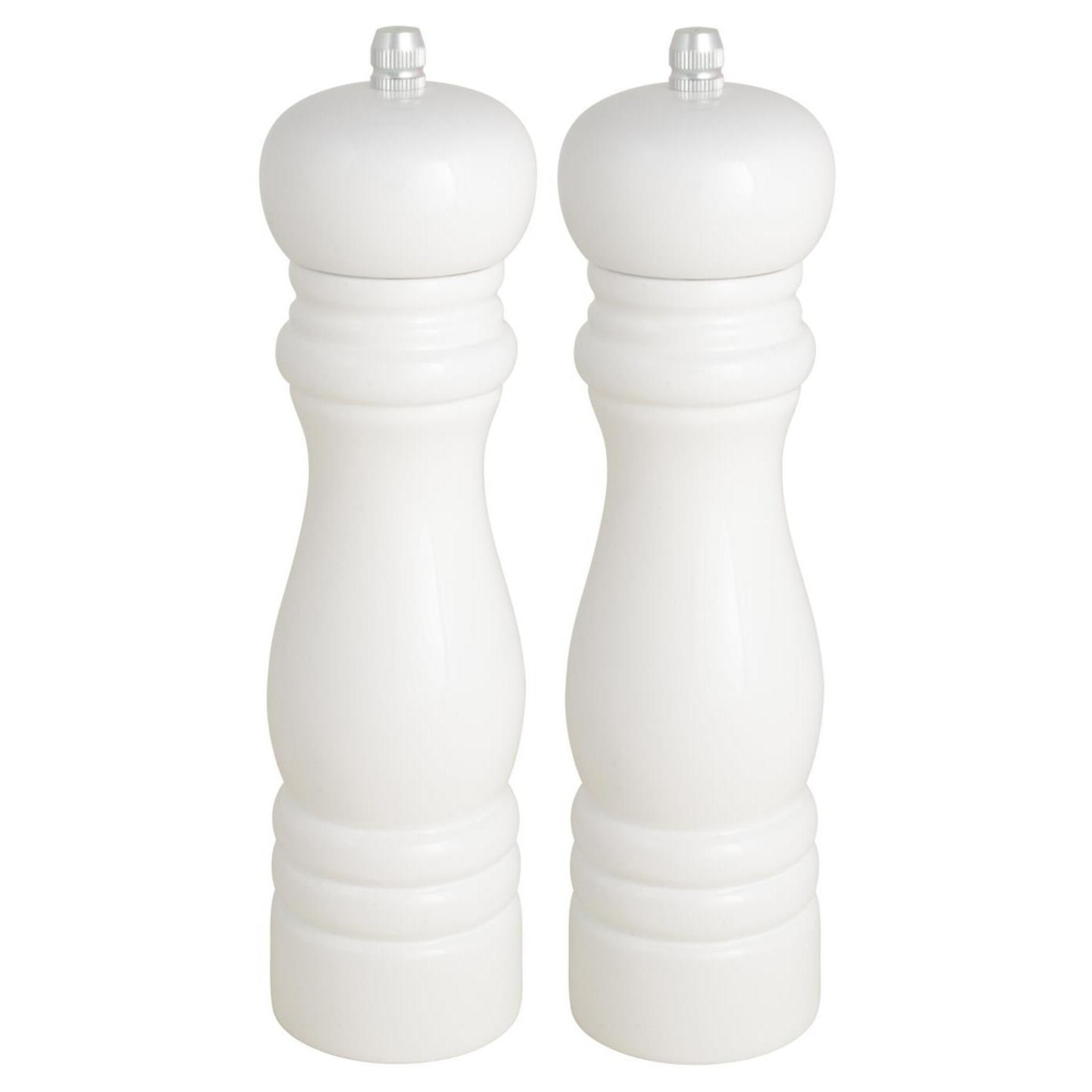 IB Laursen Salzmühle Pfeffermühle Set, weiss 