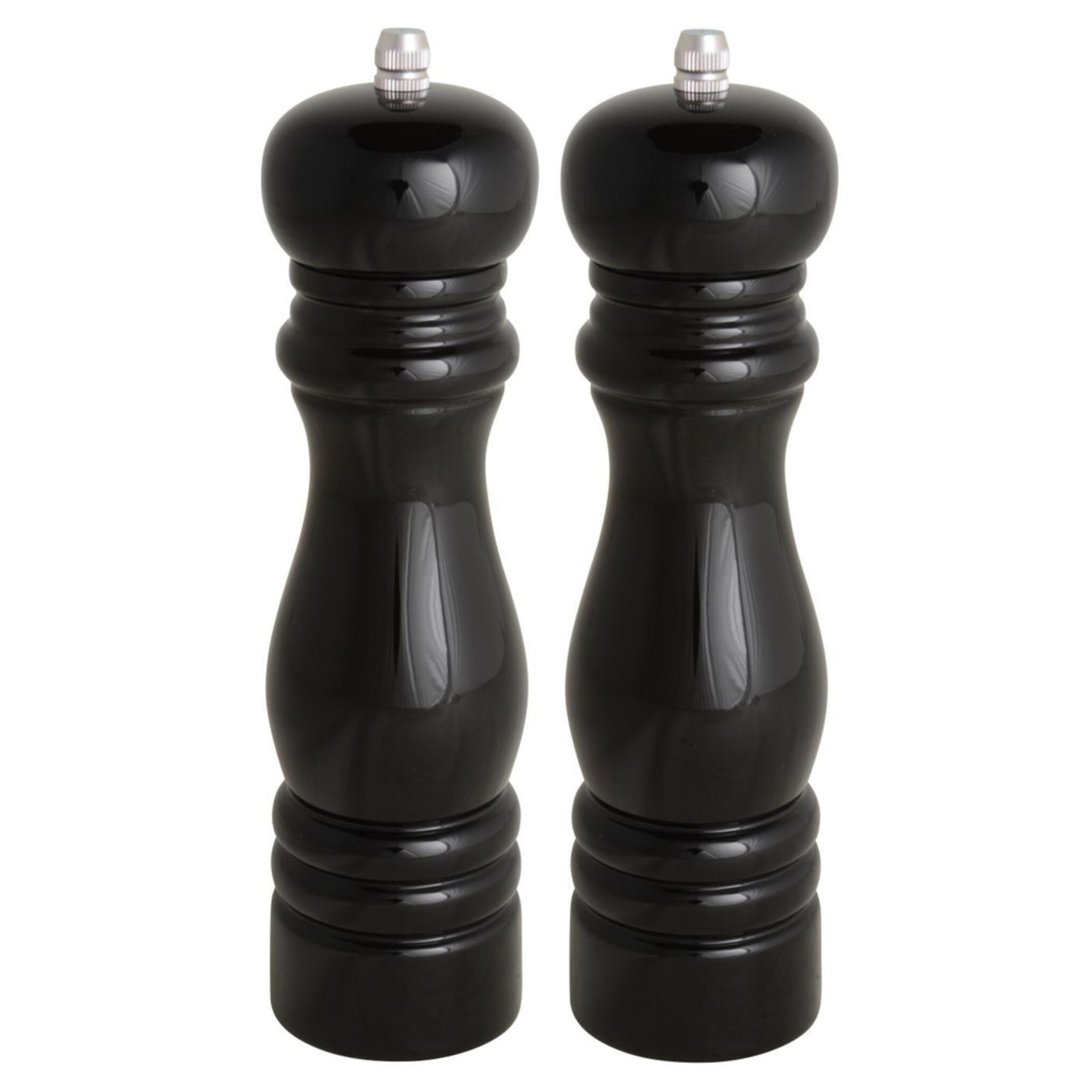 IB Laursen Salzmühle Pfeffermühle Set, schwarz 