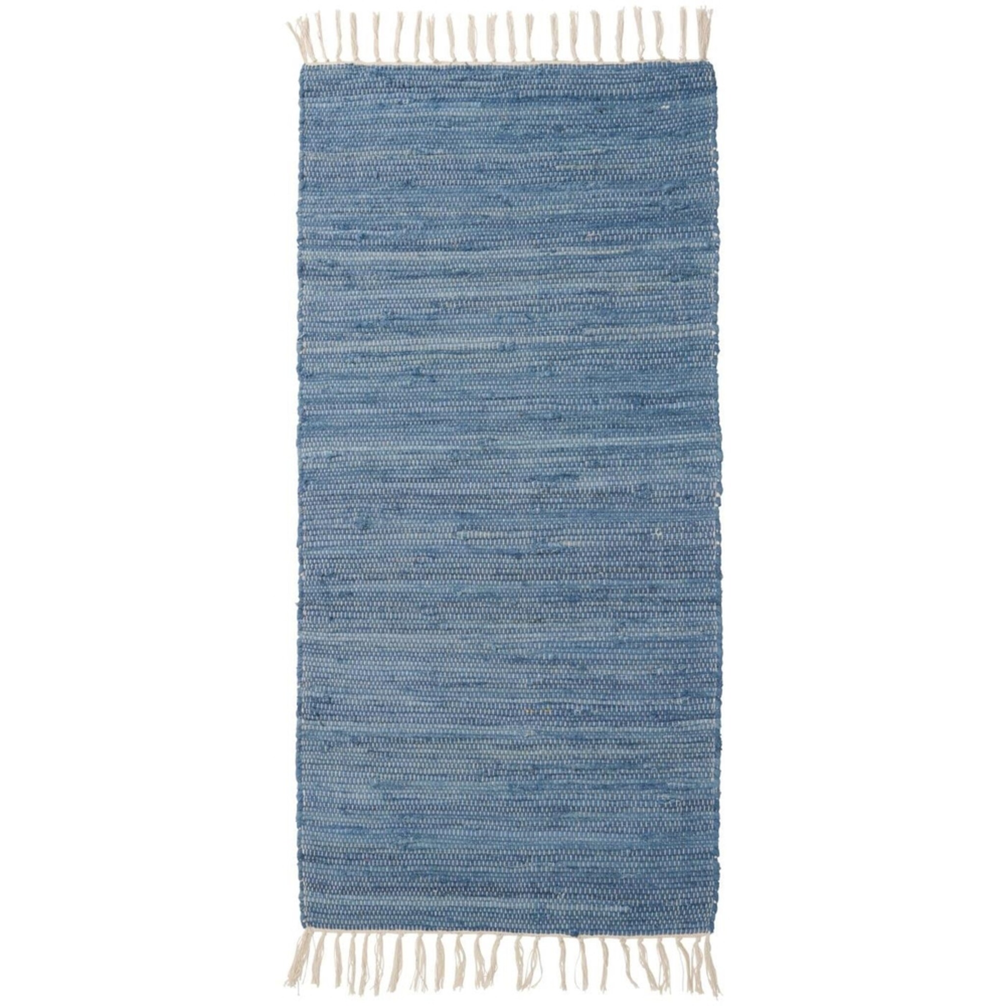 Bodenläufer aus Baumwolle, indigo 