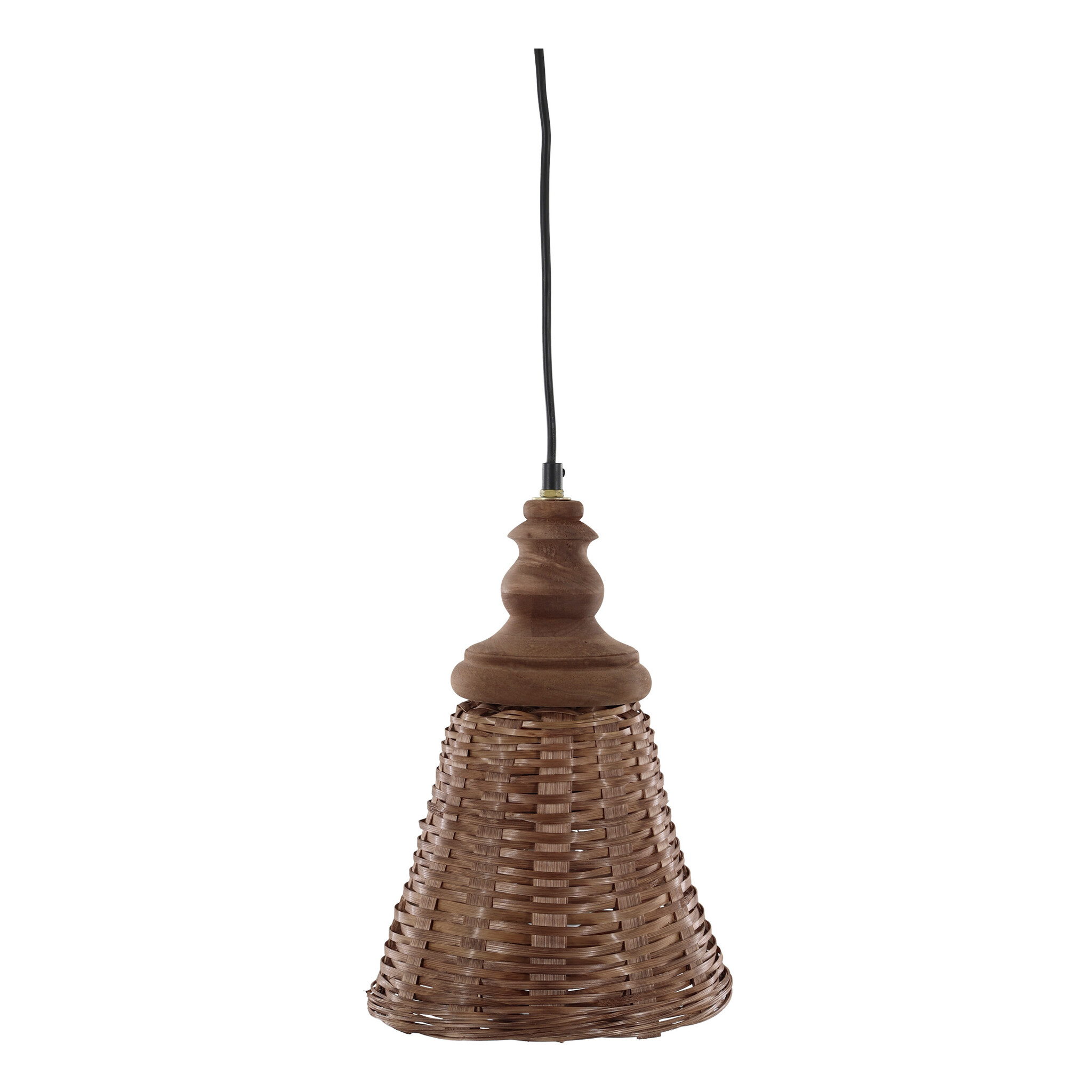Chic Antique Pendelleuchte Rattangeflecht, natur 