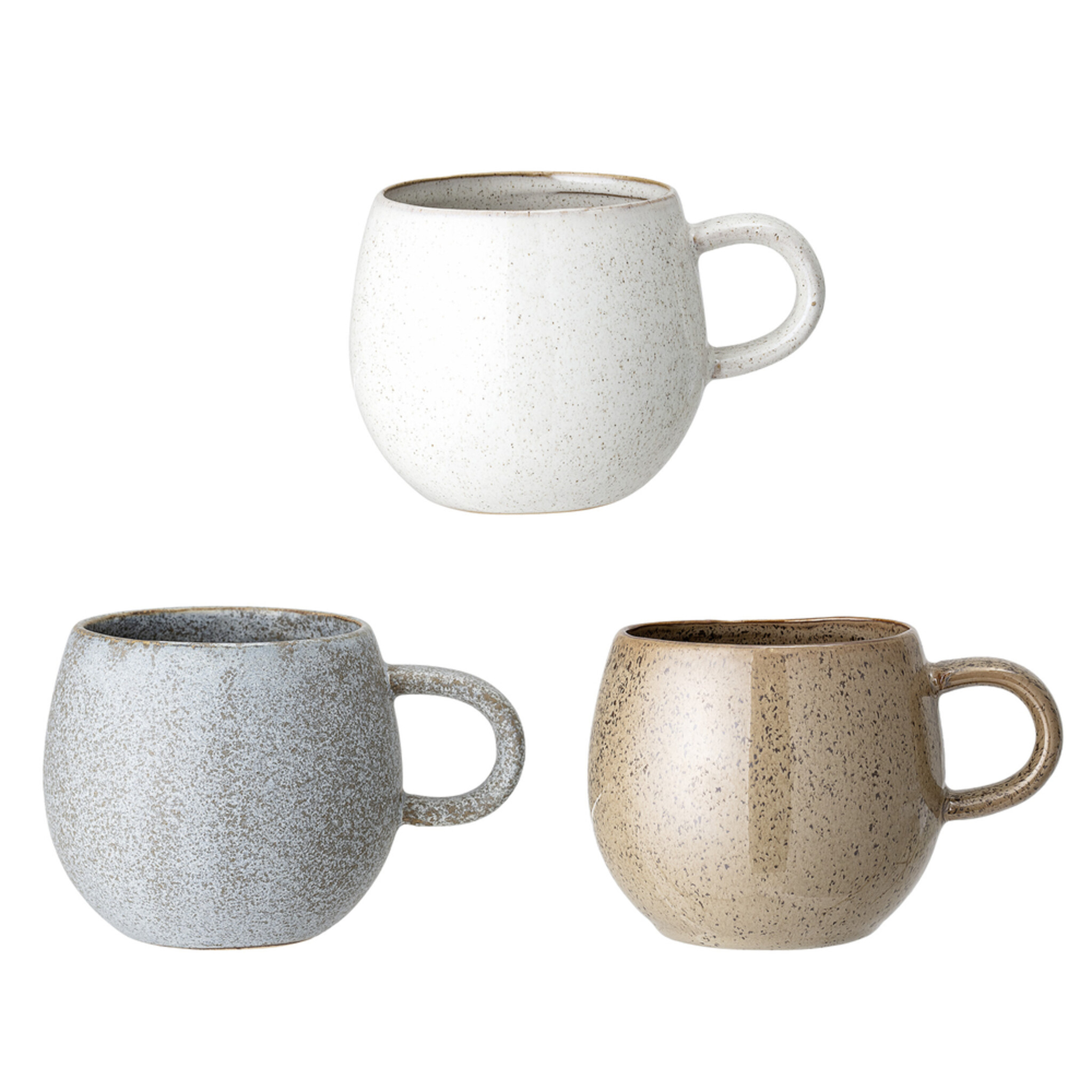 3er Set Becher Addison, diverse 