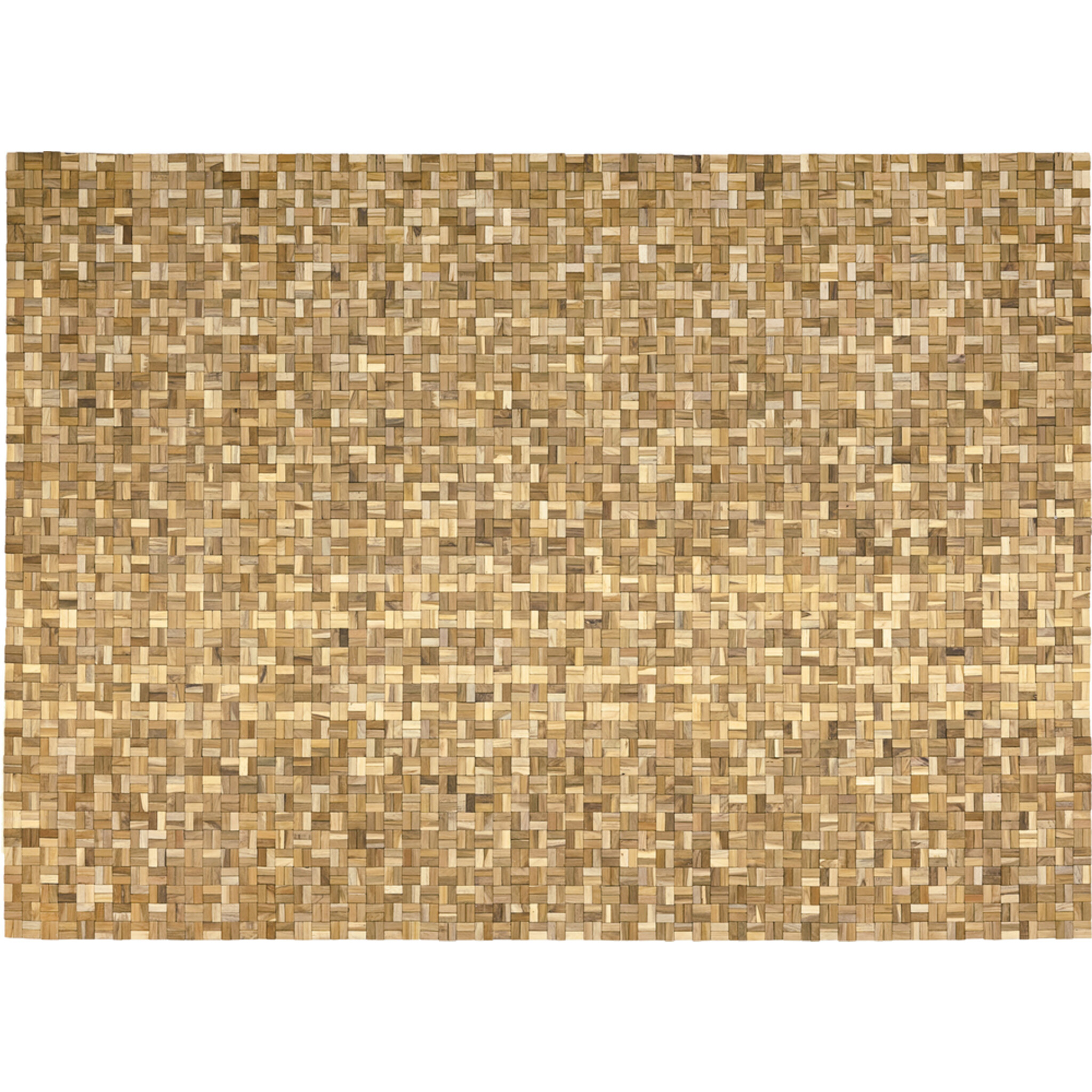 Teakholz-Teppich Timber, natur 
