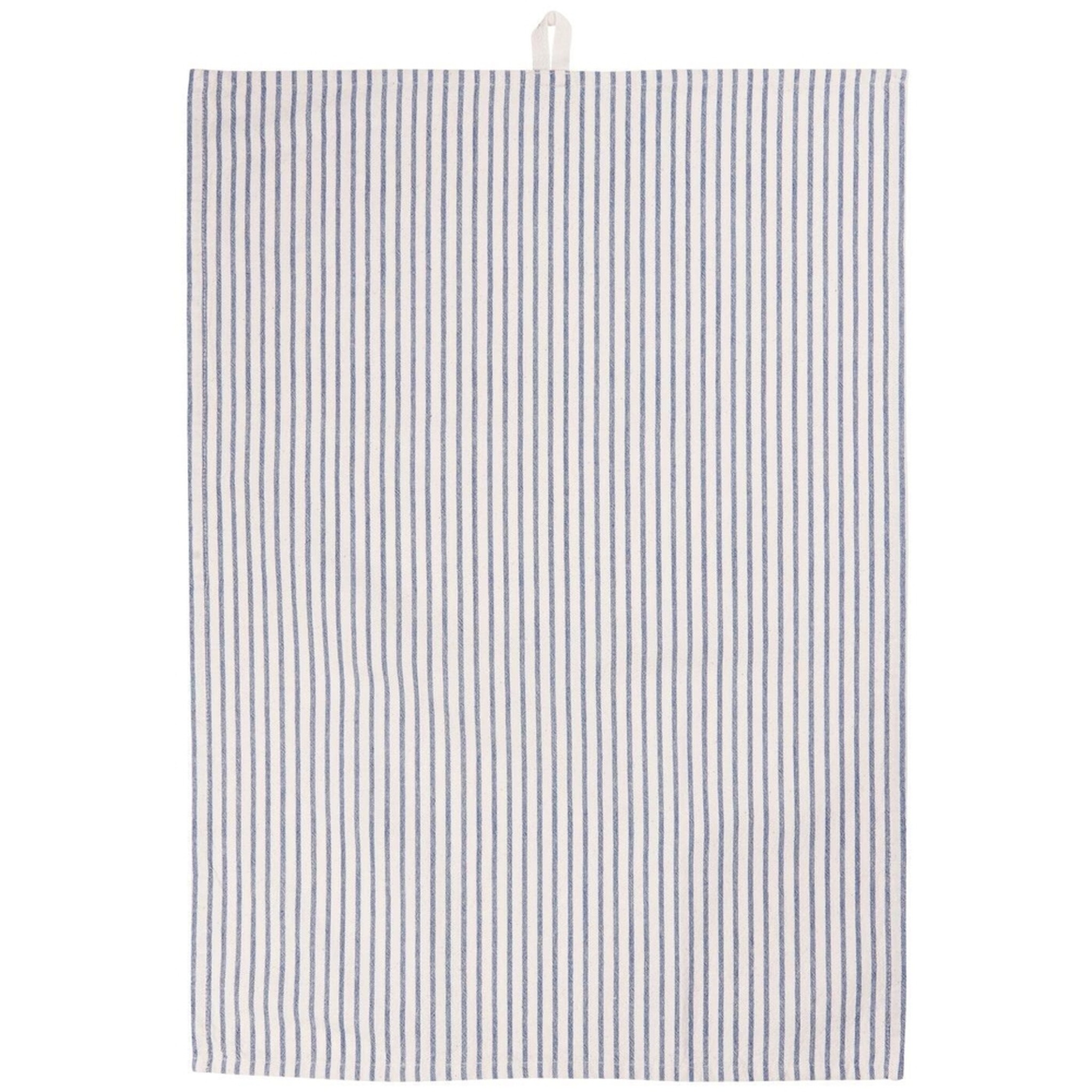 Geschirrtuch Ingrid Gestreift, blau 