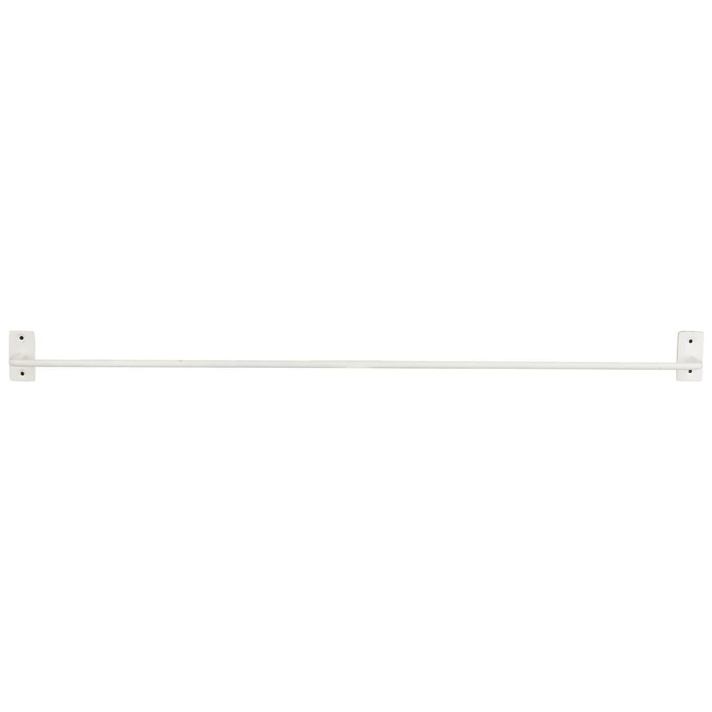 Handtuchstange Antikmessing Look, weiss 