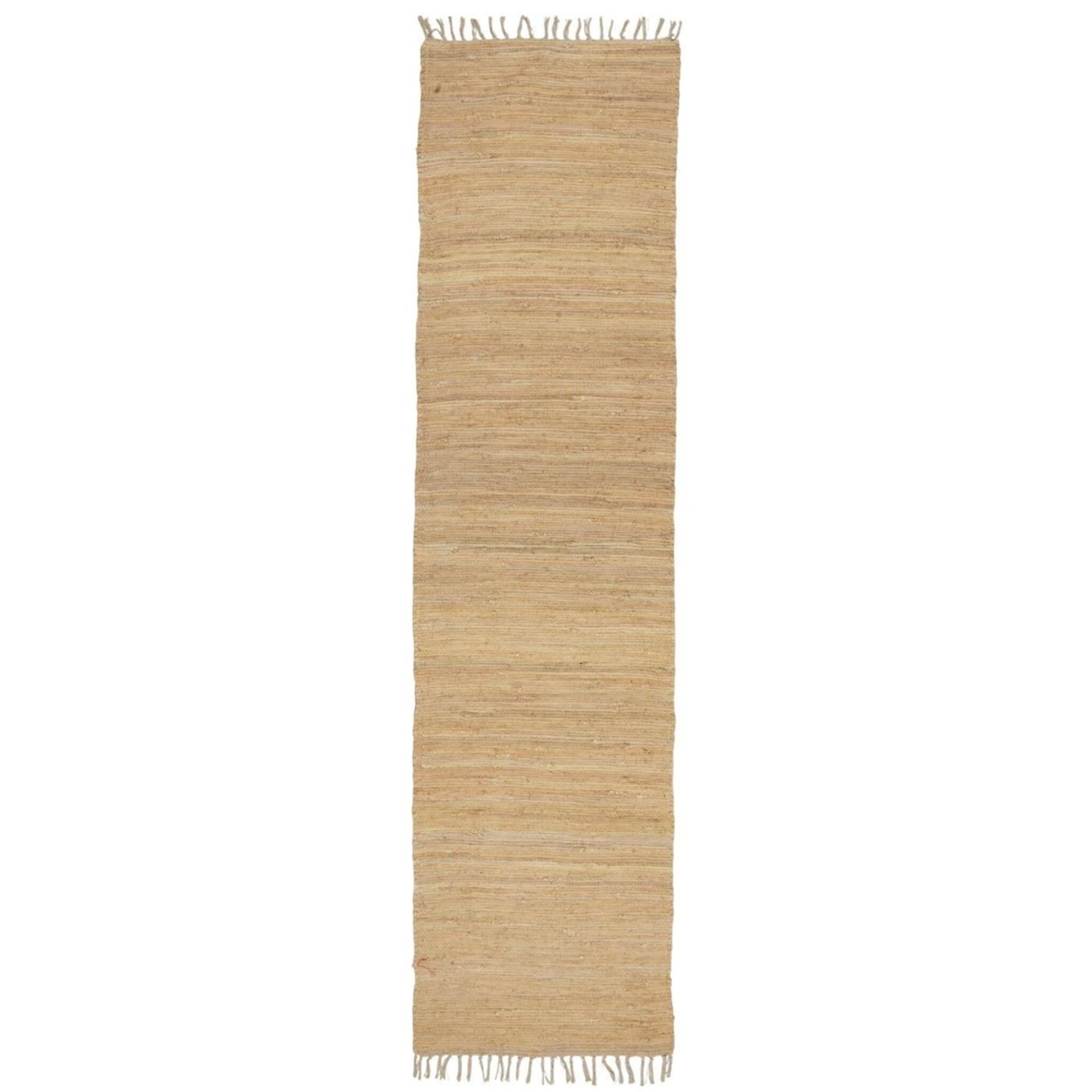Stilvoller Bodenläufer aus Baumwolle, beige 