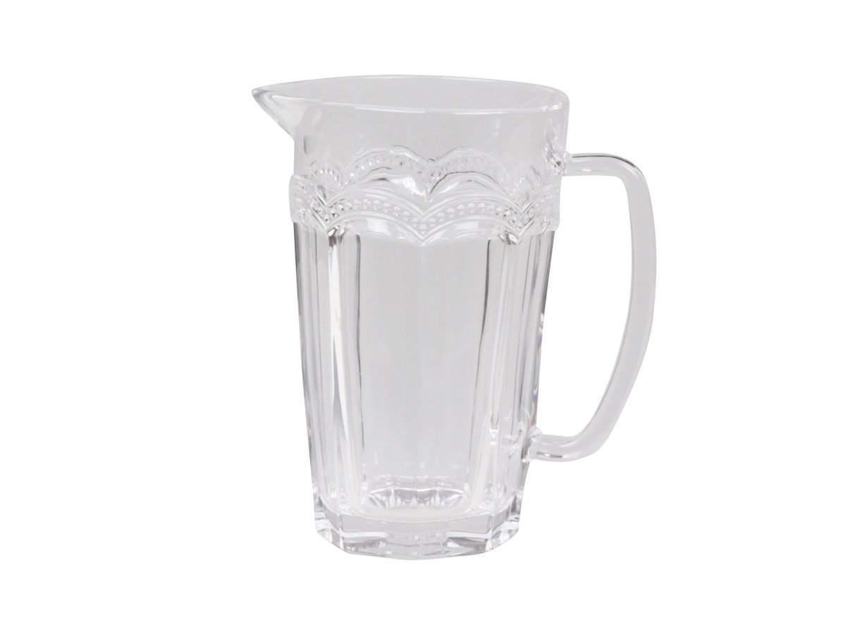 Chic Antique Antoinette Glas Kanne mit Perlenkante, farblos 