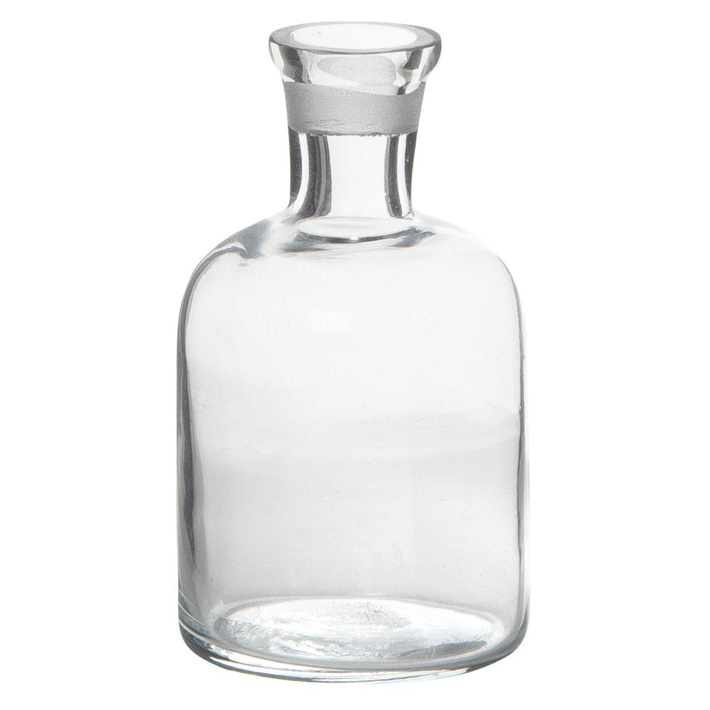 Apothekerglas Kerzenständer oder Vase, farblos 