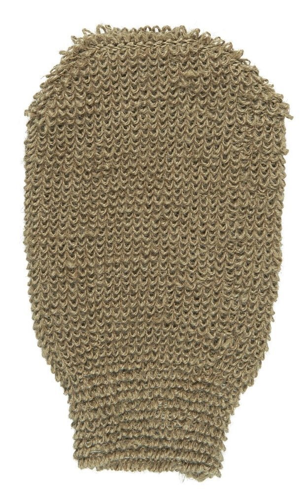 Badehandschuh Jute ALTUM, braun 