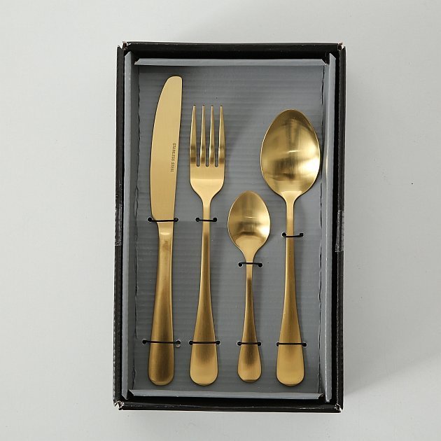 Besteckset Landlord 16 teilig gold, gold 