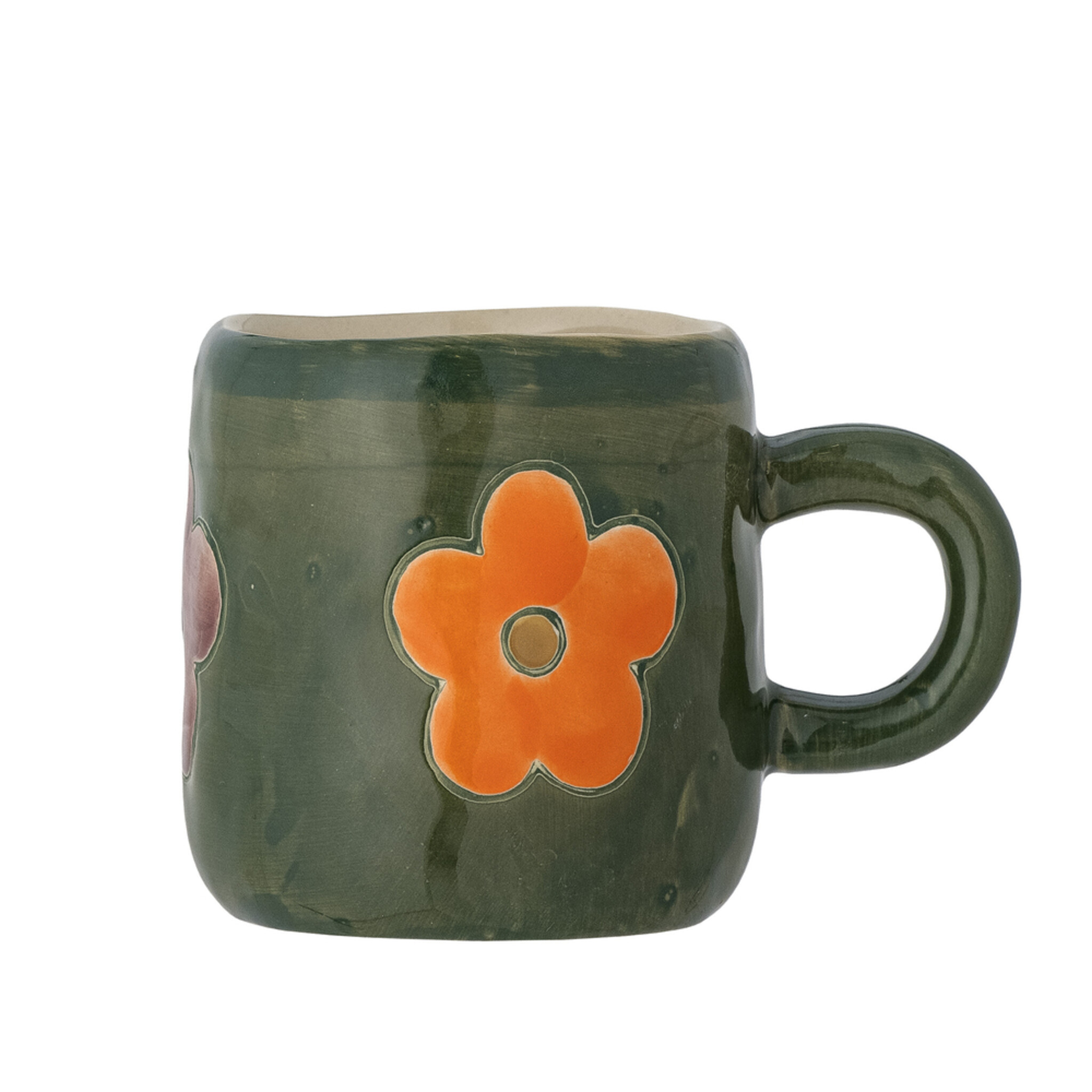 Addy Kindertasse, Steingut, grün 