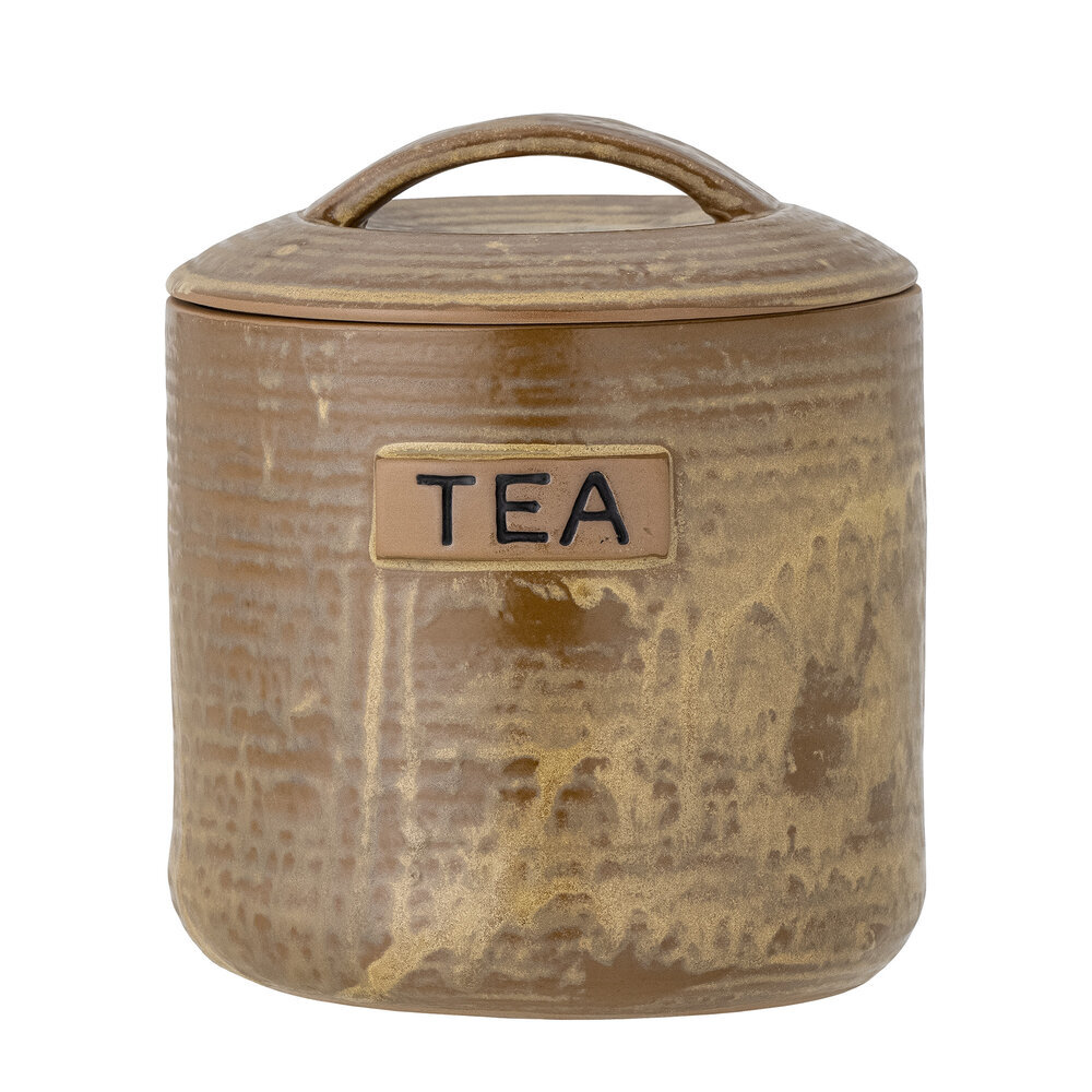 Aeris Tea Gefäß für Tee, mit Deckel, braun 