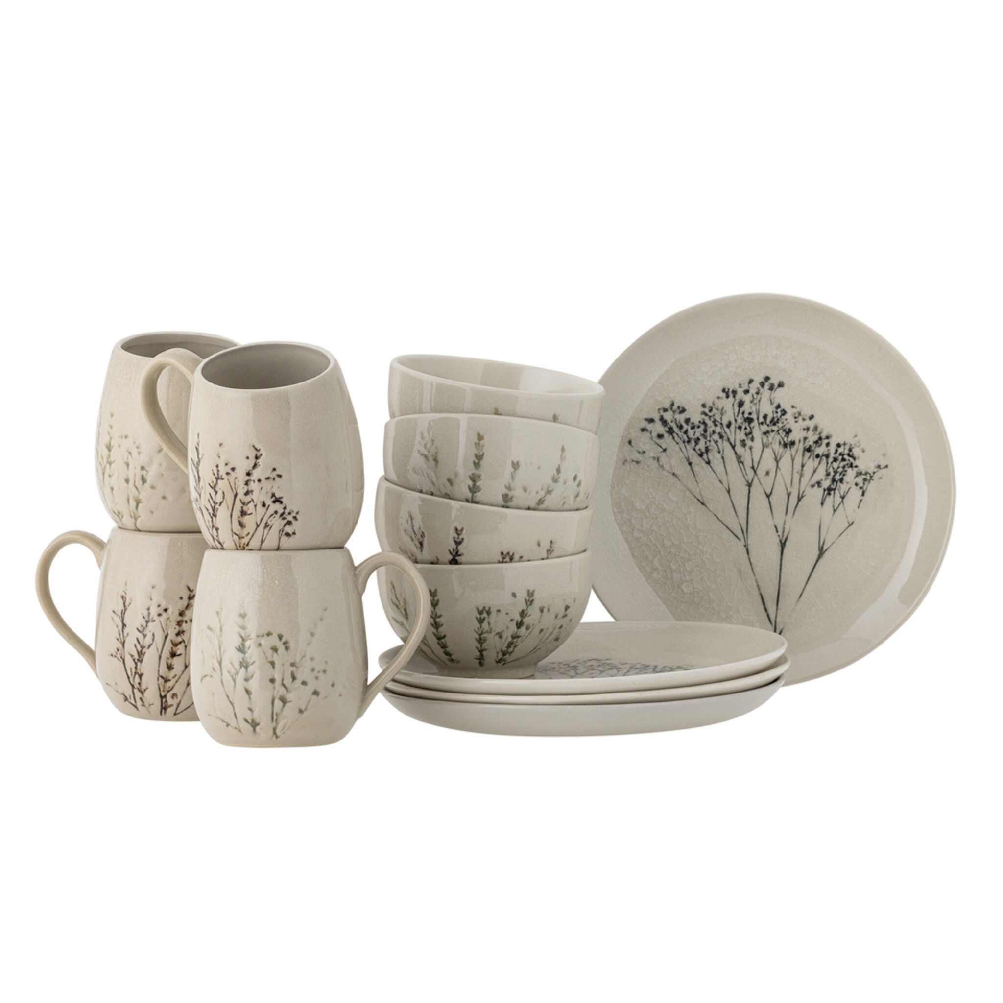 Bea Frühstück Geschirr-Set, natur 