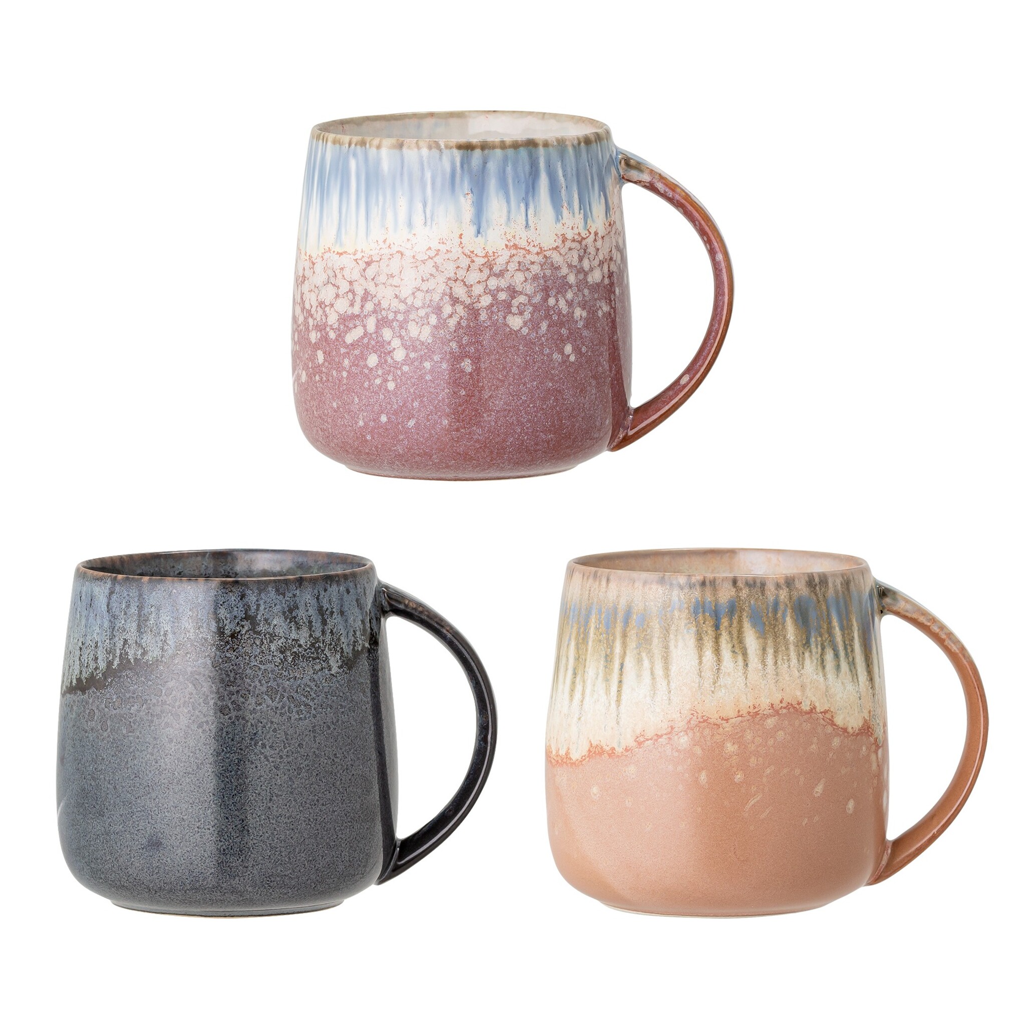 Becher Cloe Multicolor 3er, rose 