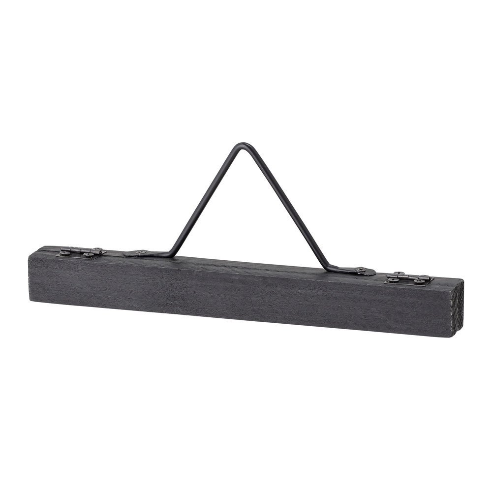 Bildaufhänger Clip Chilas aus Holz, schwarz 