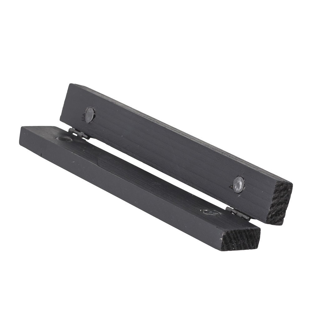 Bildaufhänger Clip Chilas aus Holz, schwarz 