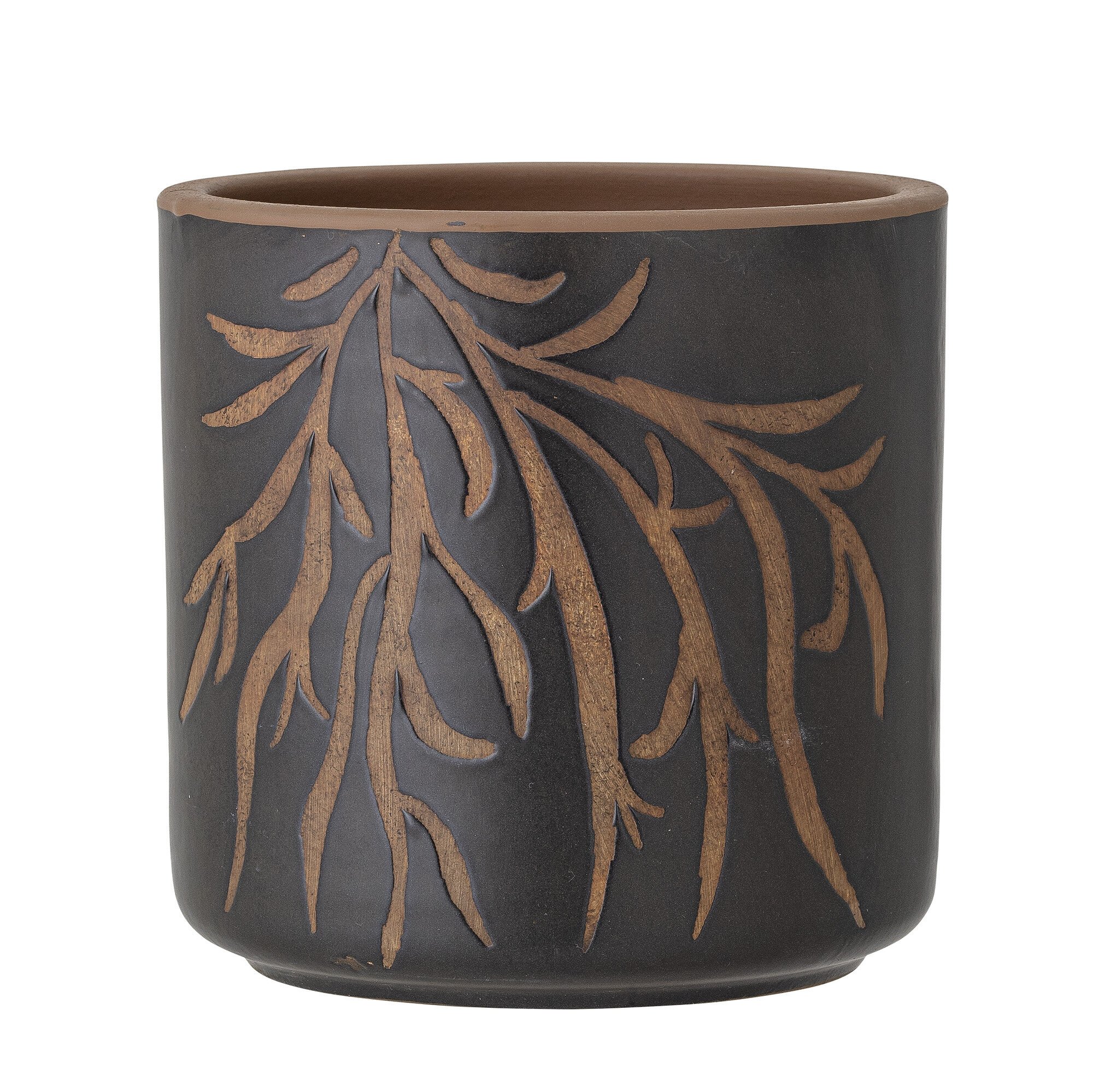 Blumentopf Dres aus Terrakotta, braun 