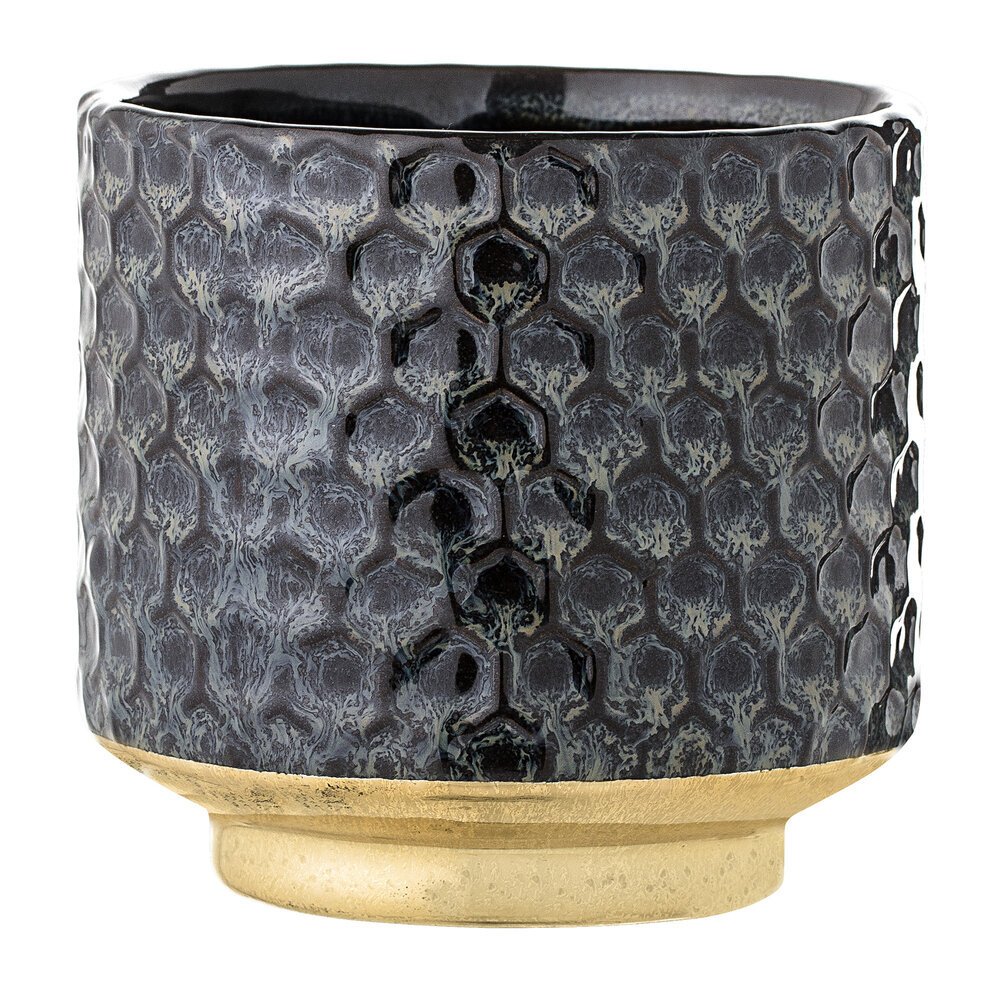 Blumentopf Earl, blau 