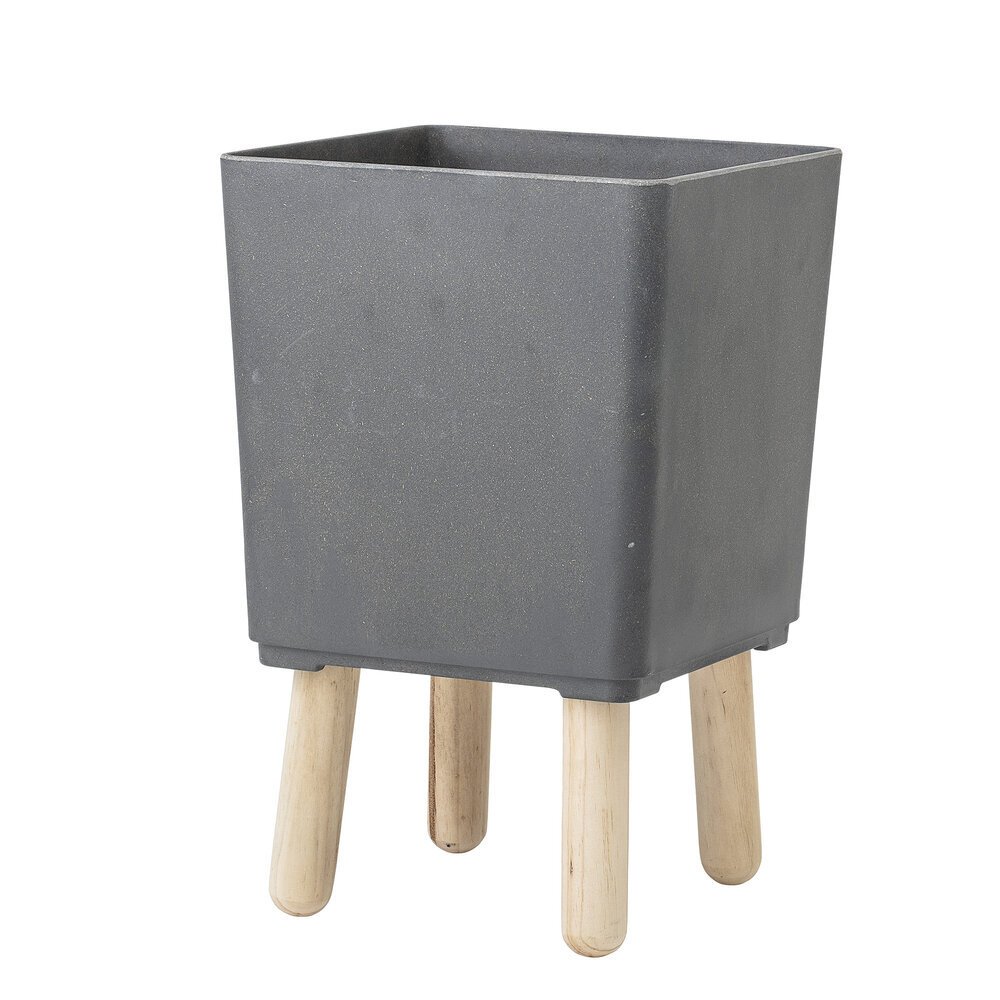 Blumentopf Sinda, grau 
