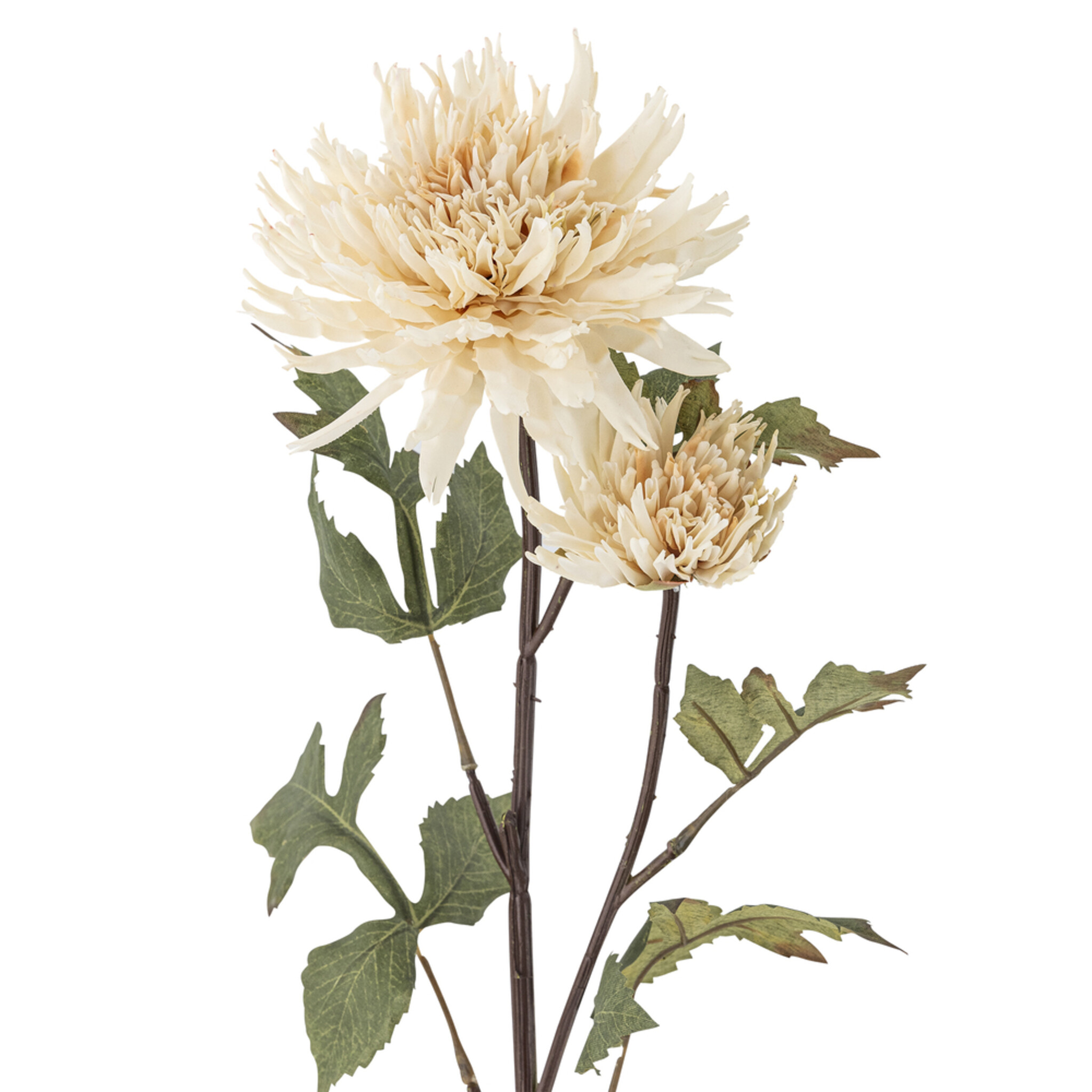 Chrysantemum Stiel, Künstlliche Blume, creme 