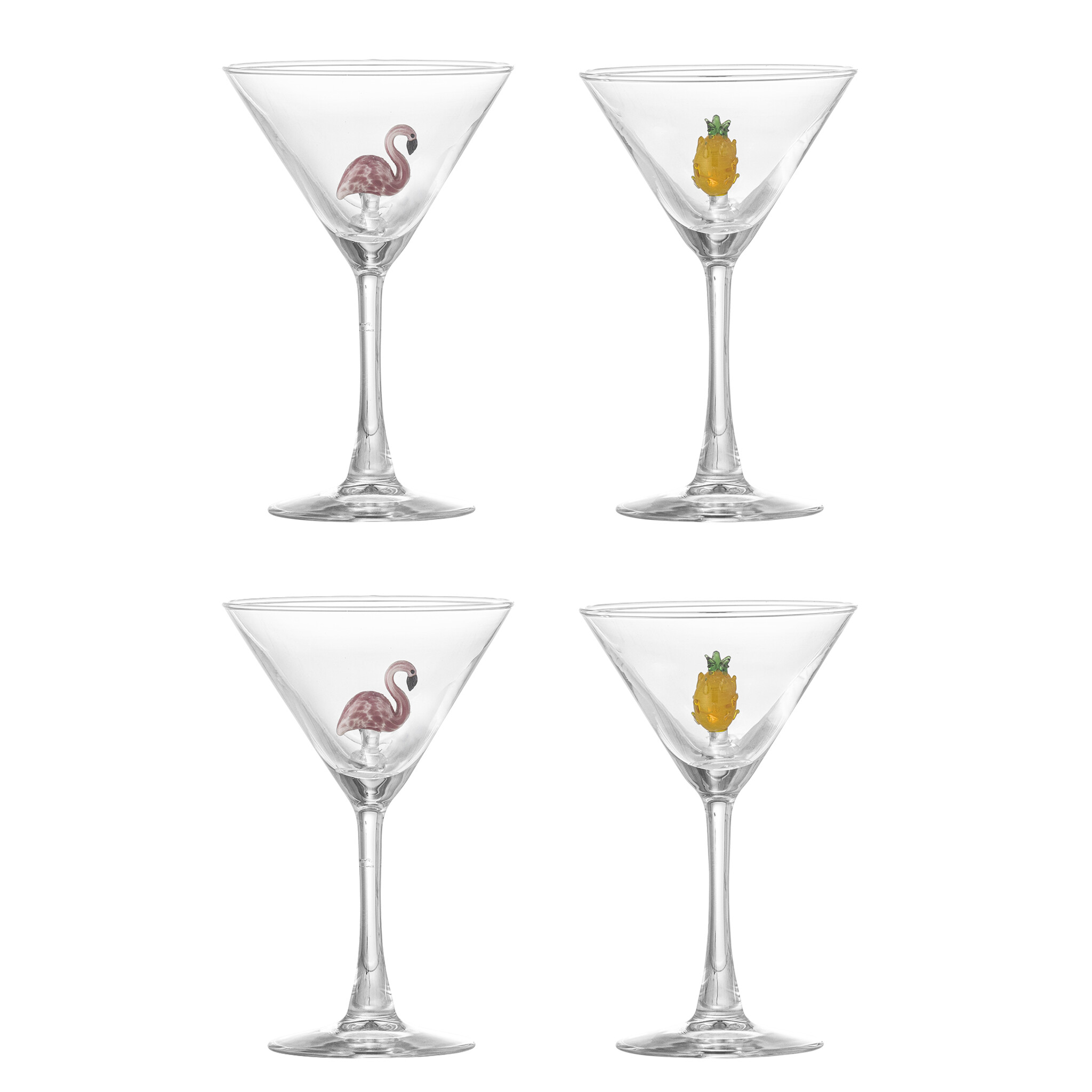 Cocktailglas Misa, 4er Set, klar 