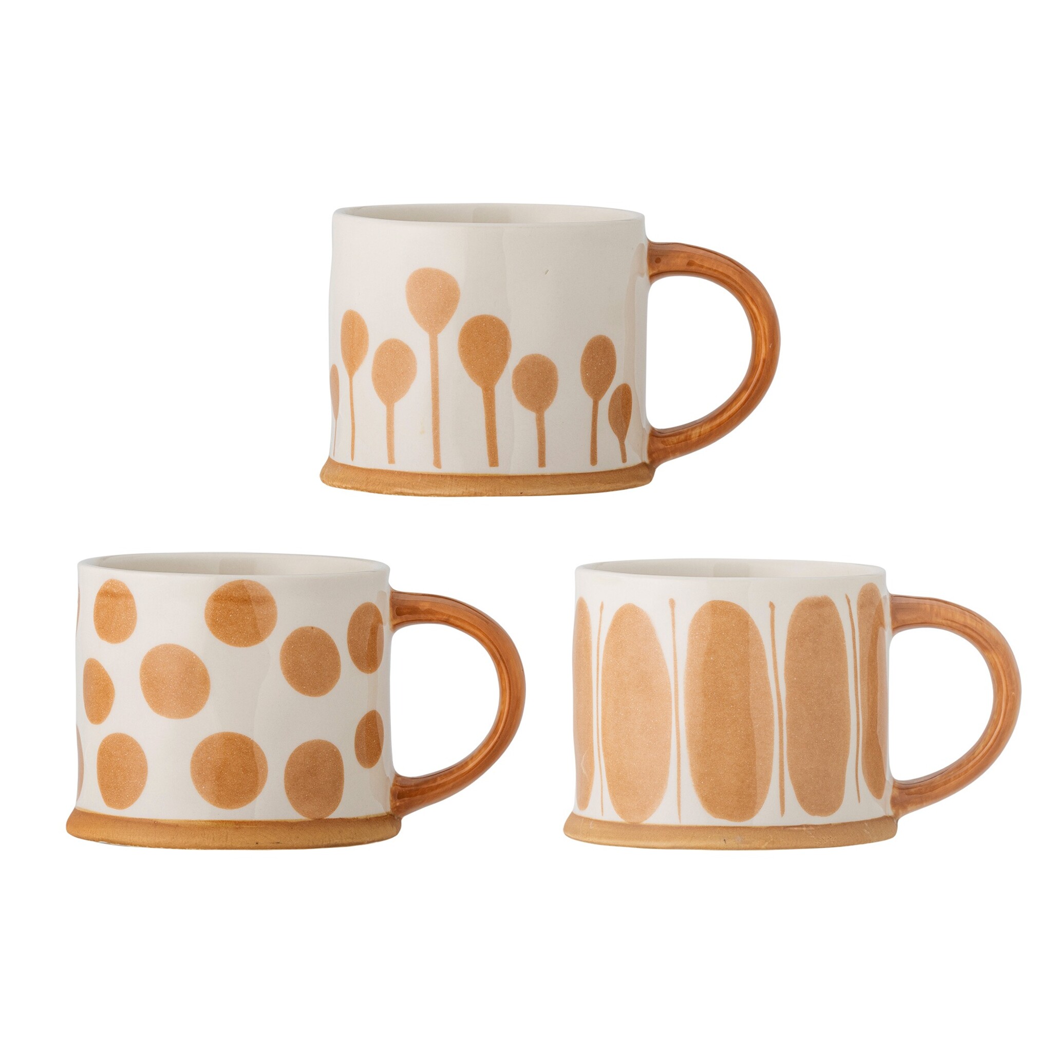 Creative Collection Linora Becher 3er-Set, braun 