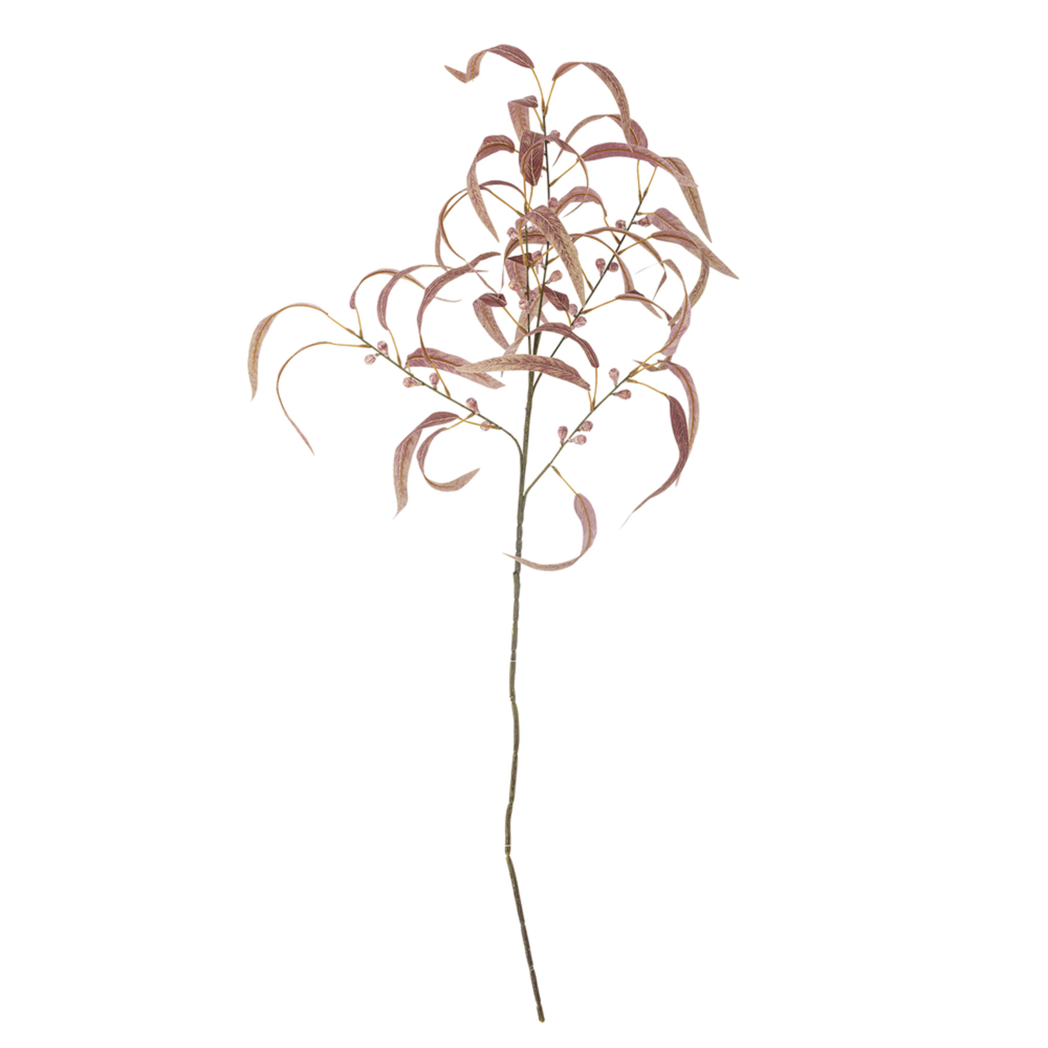 Eucalyptus Stiel, Rot, Kunstpflanze, rot 