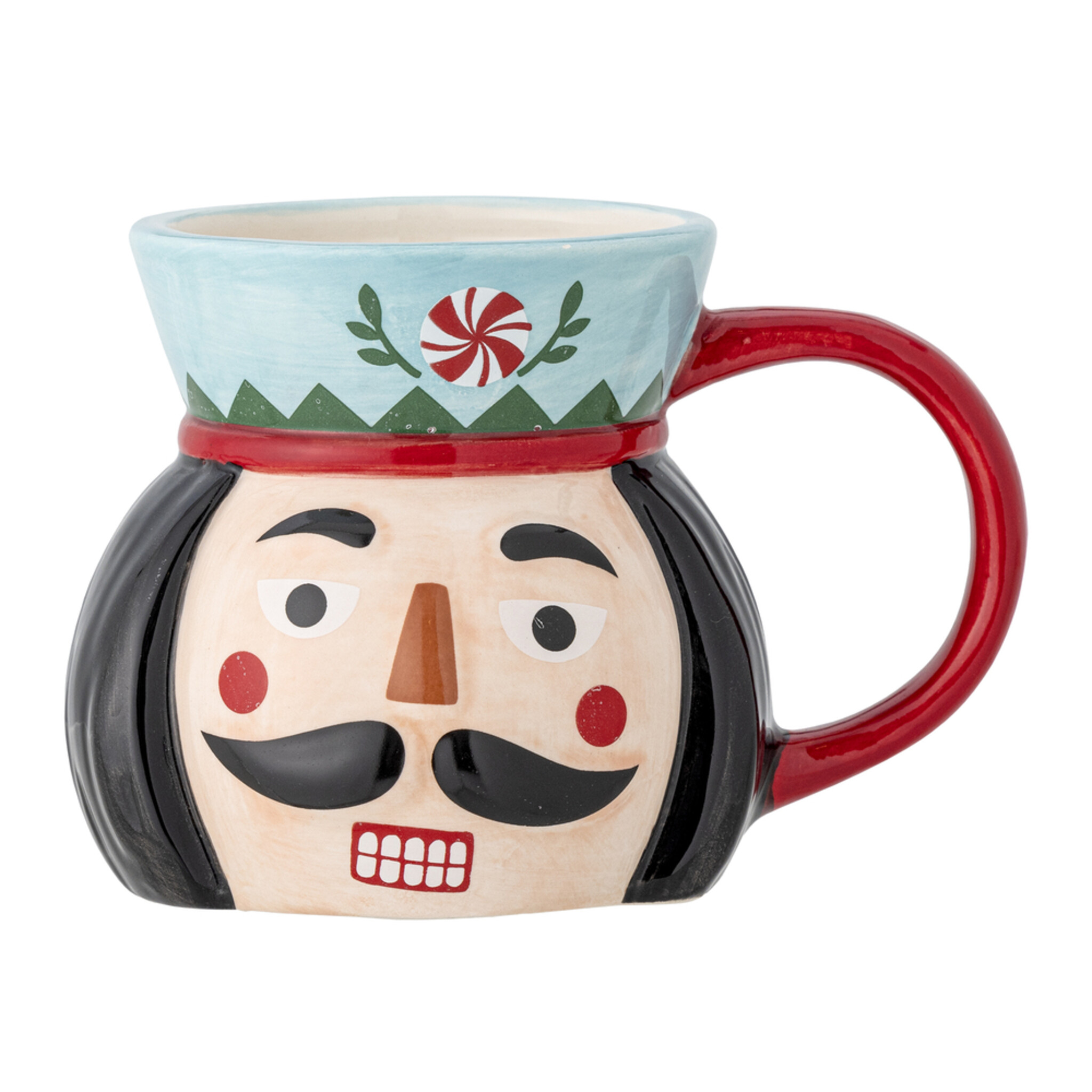 Feast Becher, Steingut, türkis Ø 10xH9 cm