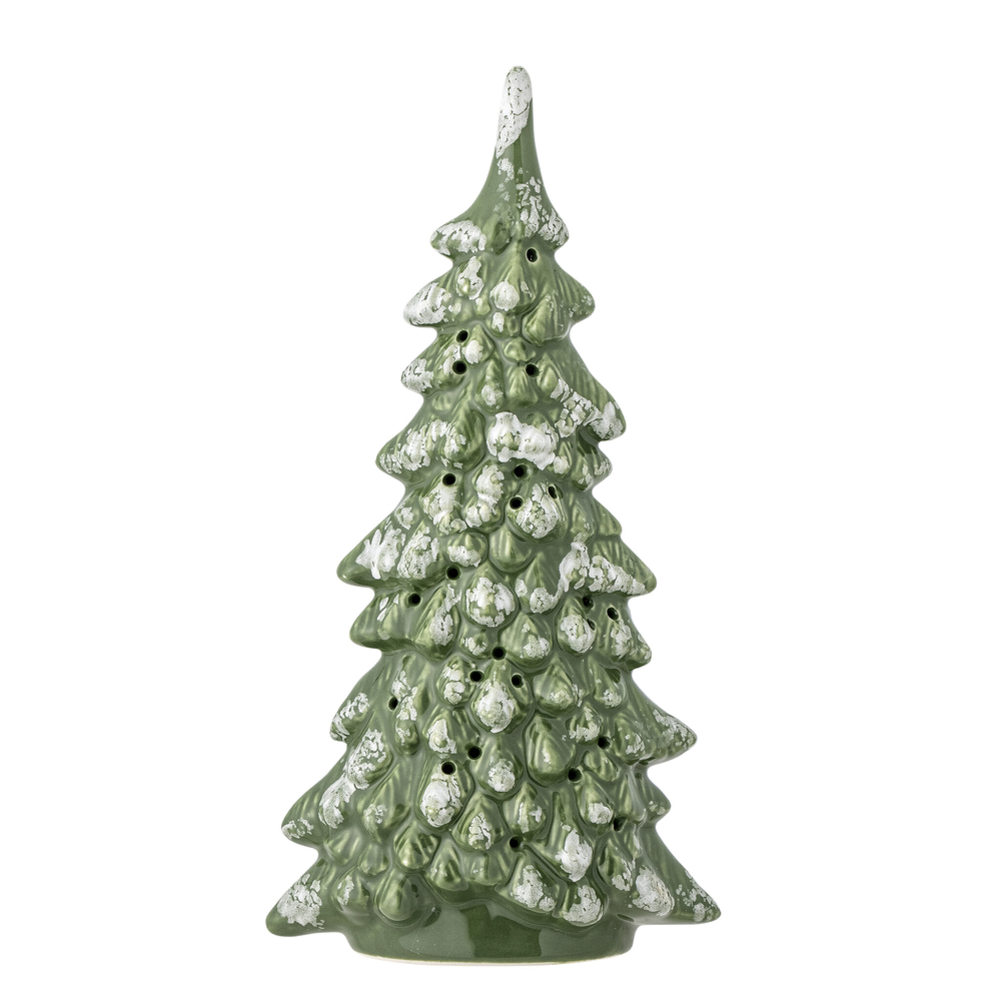 Flicka Deko Weihnachtsbaum mit Licht, grün 